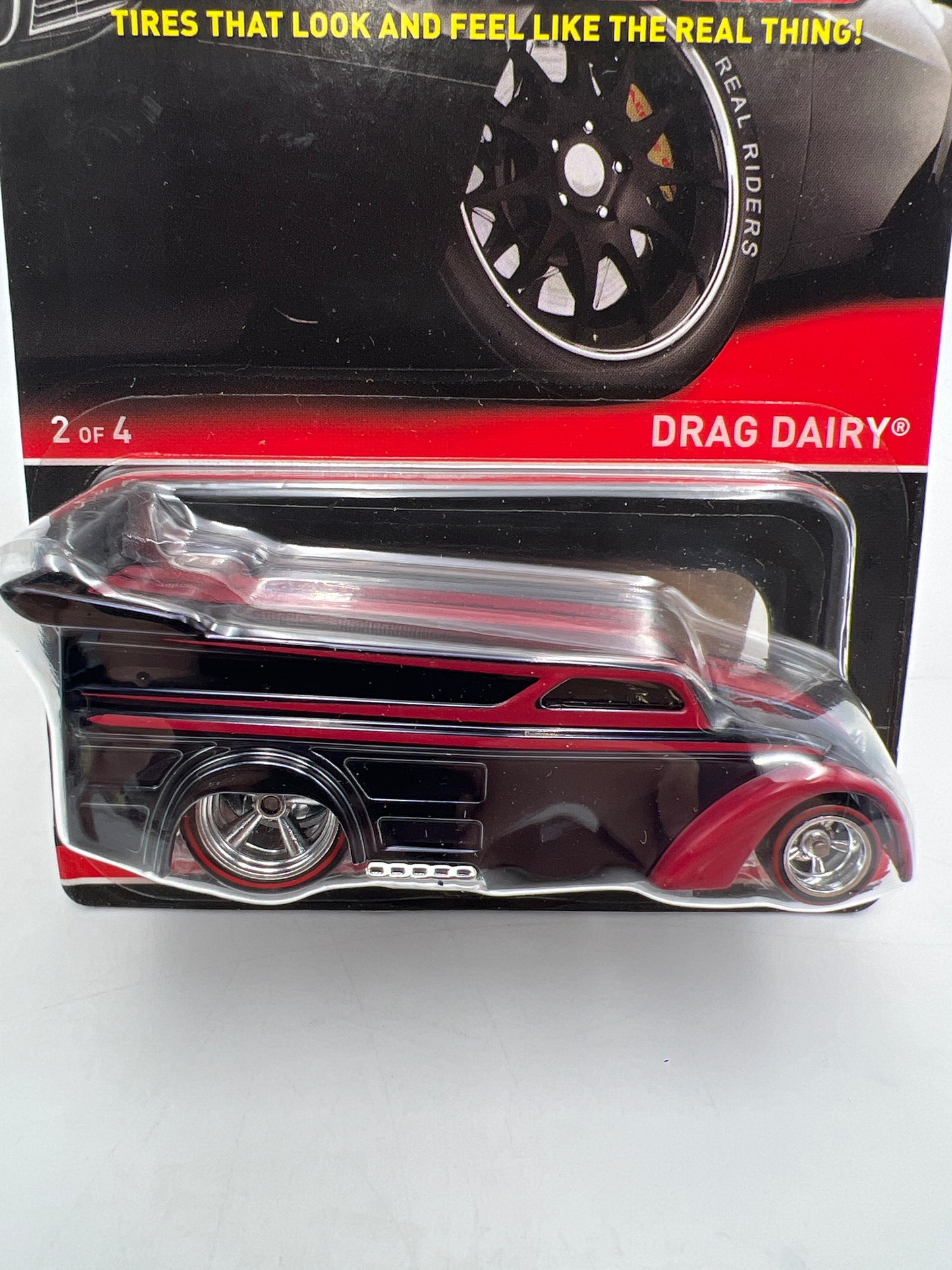 Hot Wheels RLC Real Riders Series 14 #2 4575/6000 Drag Dairy W/Protector