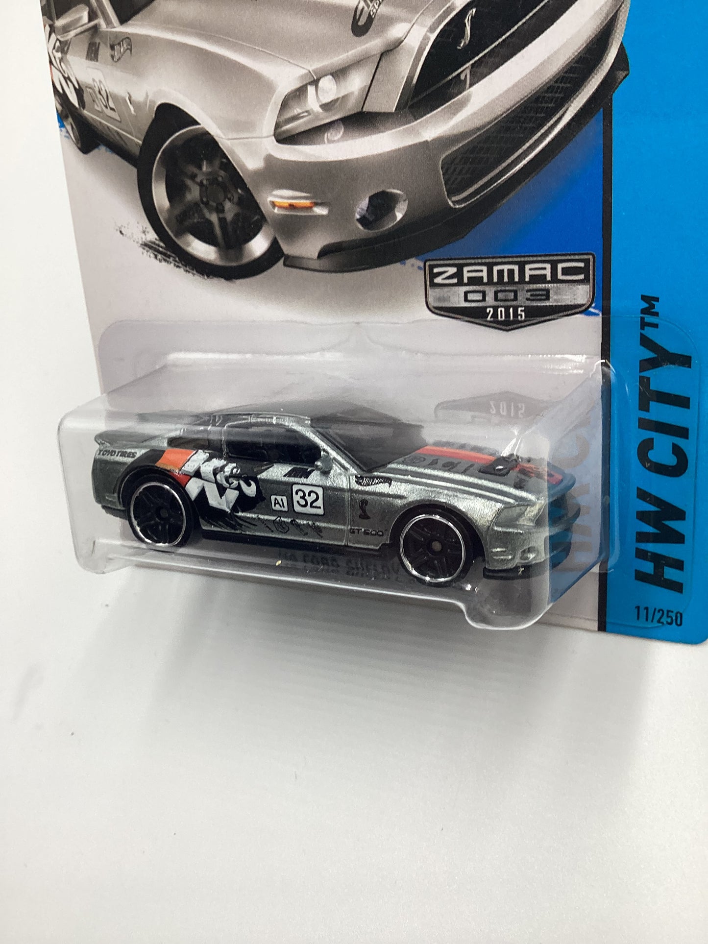 2015 Hot wheels Zamac 003 #11 10 Ford Shelby GT500 K&N 148C