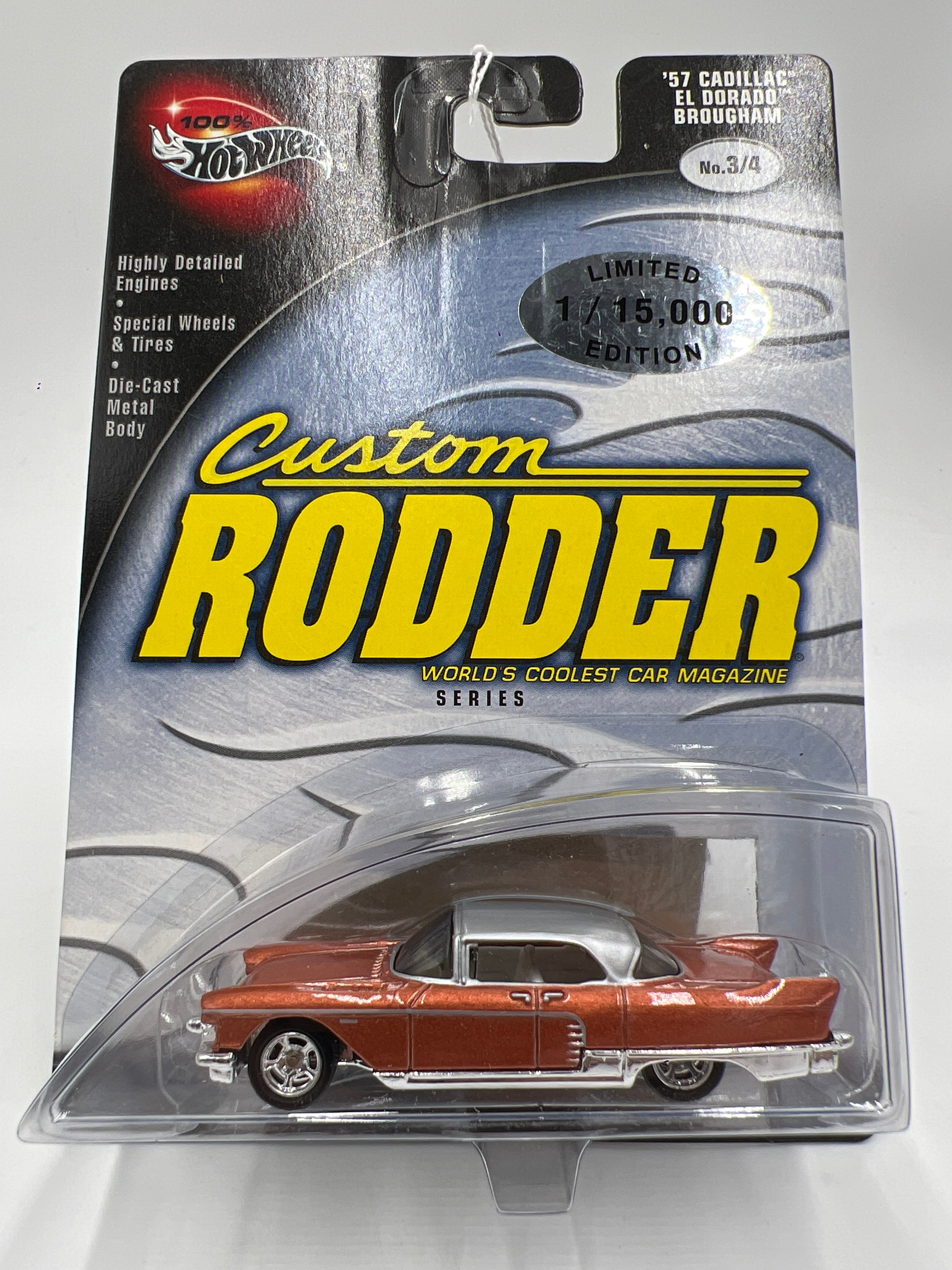 Hot Wheels Premium 100% Custom Rodder #3 57 Cadillac El Dorado