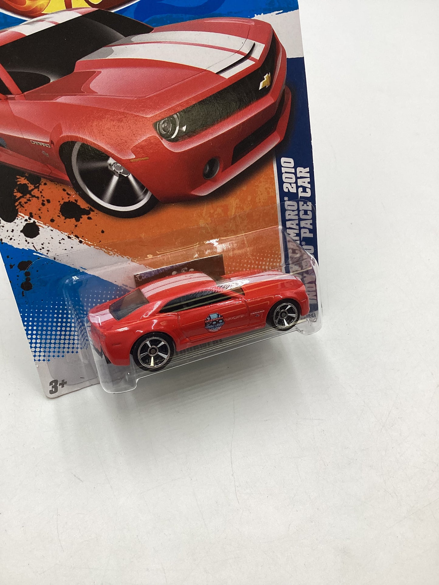 2011 Hot Wheels #113 Red Chevy Camaro 2010 Indy 500 Pace Car 3A