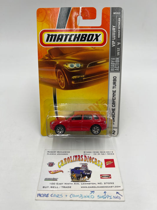 Matchbox VIP Luxury #42 Porsche Cayenne Turbo Red 216M
