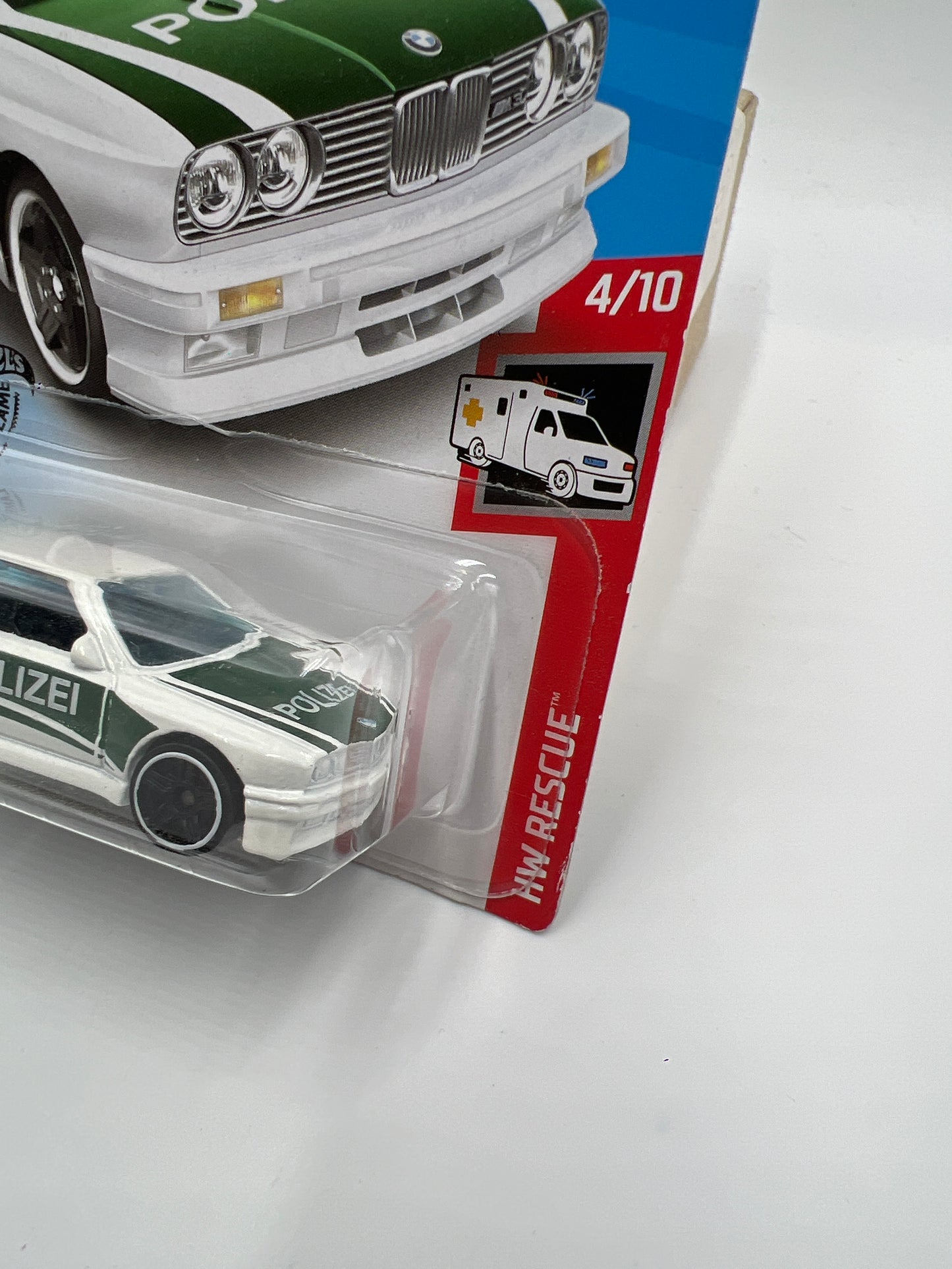 2020 Hot Wheels Rescue #207 92 BMW M3 Polizei 106C