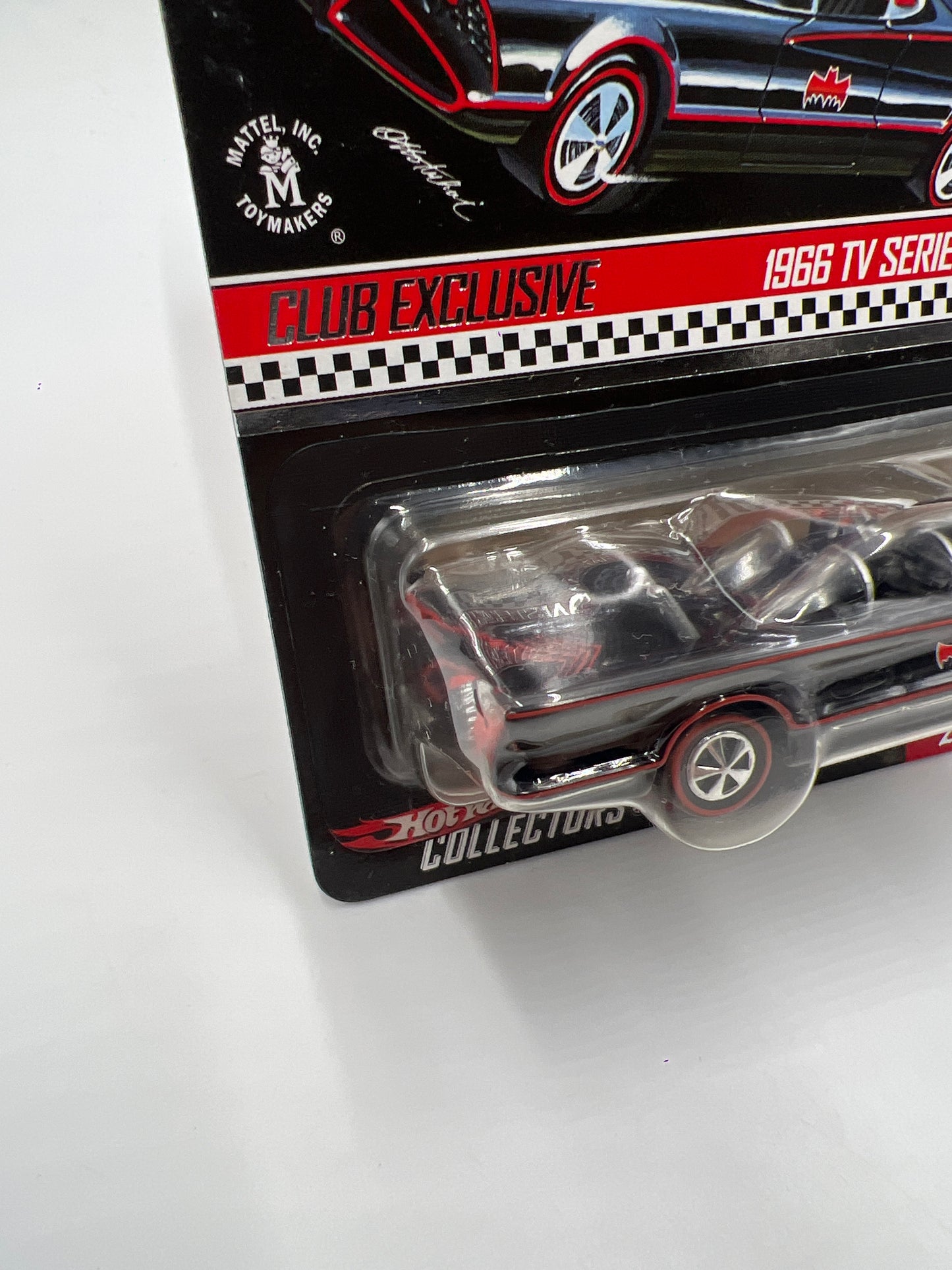 2008 Hot Wheels RLC Club Exclusive 492/13428 1966 TV Series Batmobile Black W/Protector