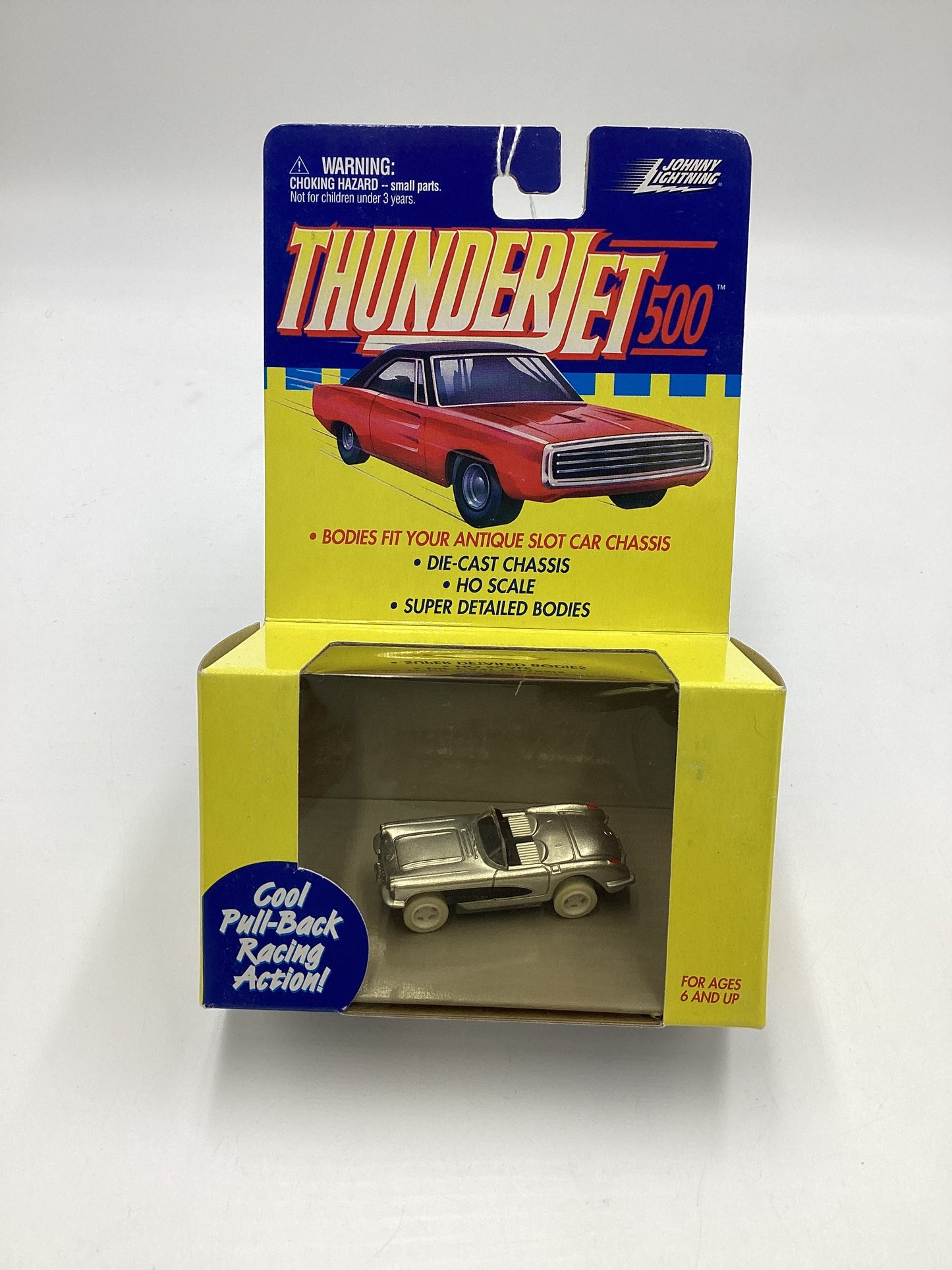 Johnny Lightning Thunderjet 500 Chevy Corvette White Lightning CHASE