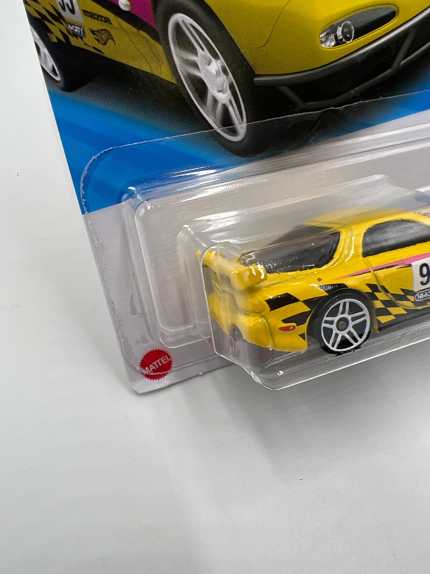 2025 Hot Wheels H Case 70s Vs. 90s #163 95 Mazda RX-7 Yellow