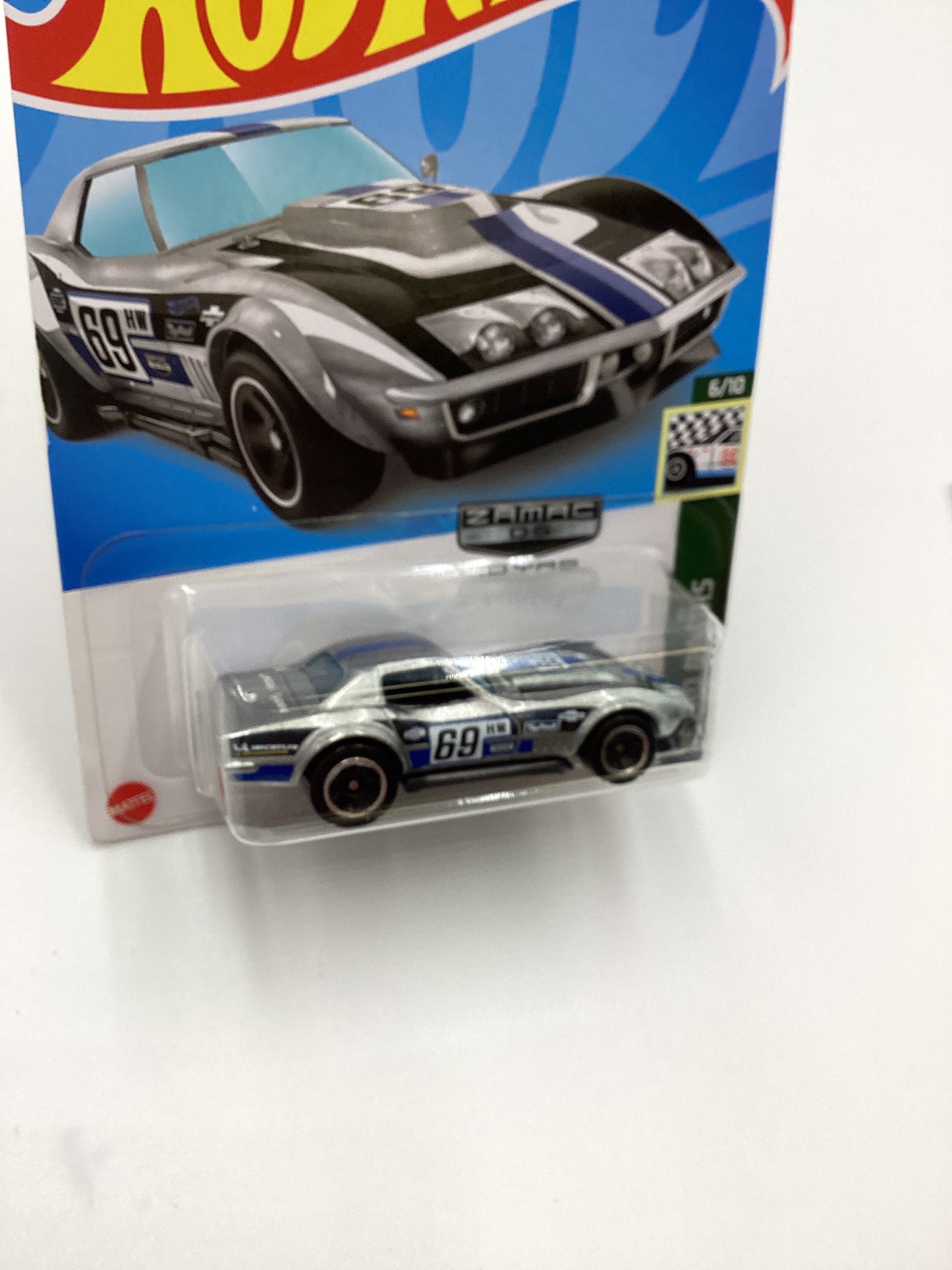 2022 Hot Wheels Zamac 10 Years #79 69 Copo Corvette *Card Not Perfect*