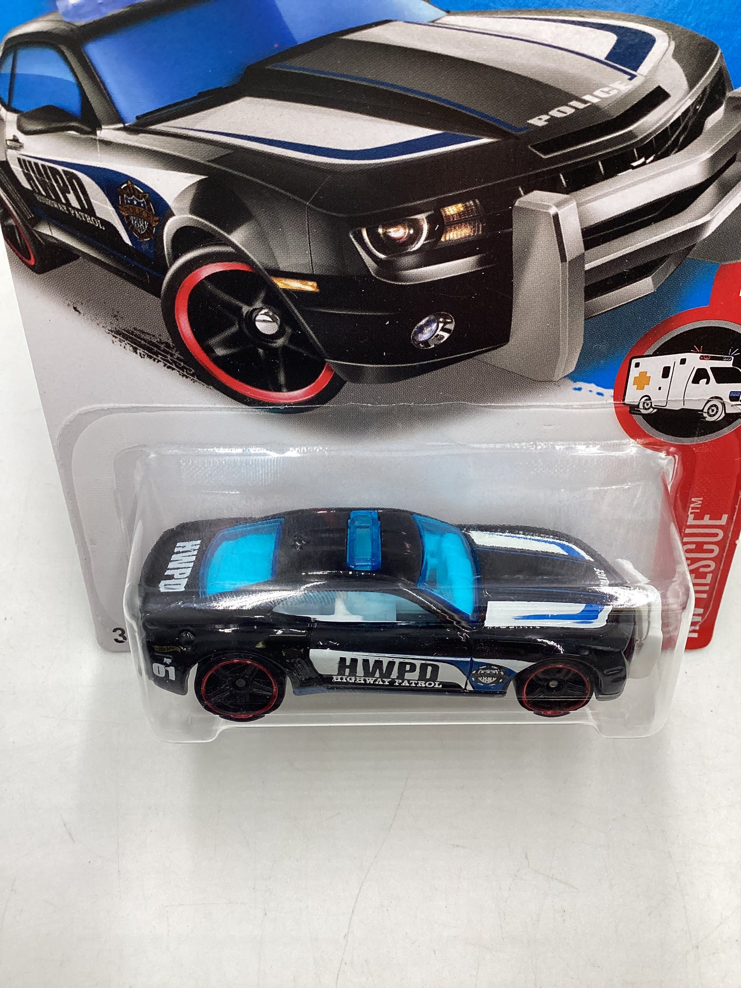 2016 Hot wheels #211 Black 10 Camaro SS 9F