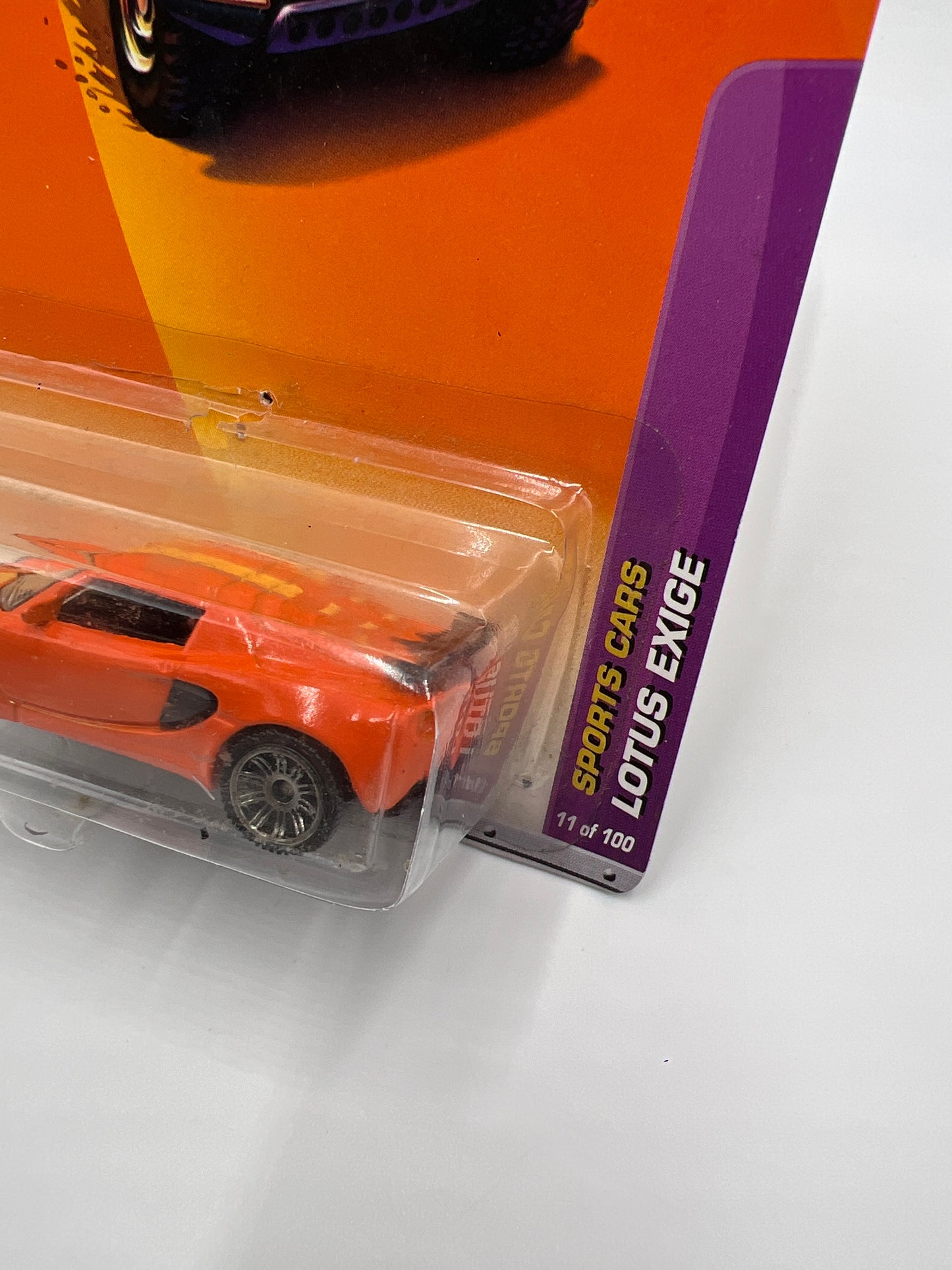 Matchbox Sports Cars #11 Lotus Exige Orange Card Not Perfect See Description