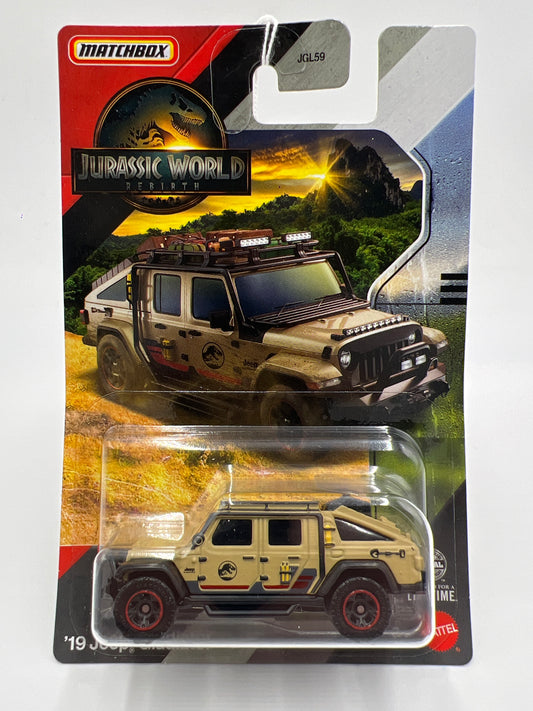 2025 Matchbox Jurassic World Rebirth 19 Jeep Gladiator 161H