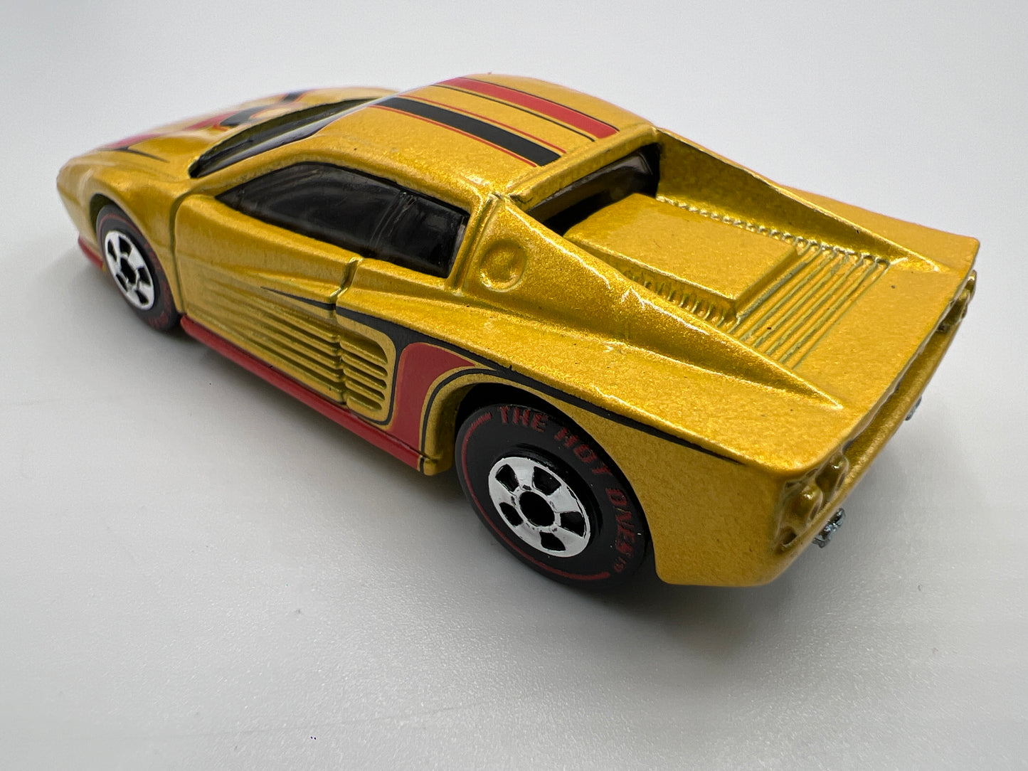 2011 Hot Wheels The Hot Ones CHASE Ferrari 512M Yellow Loose