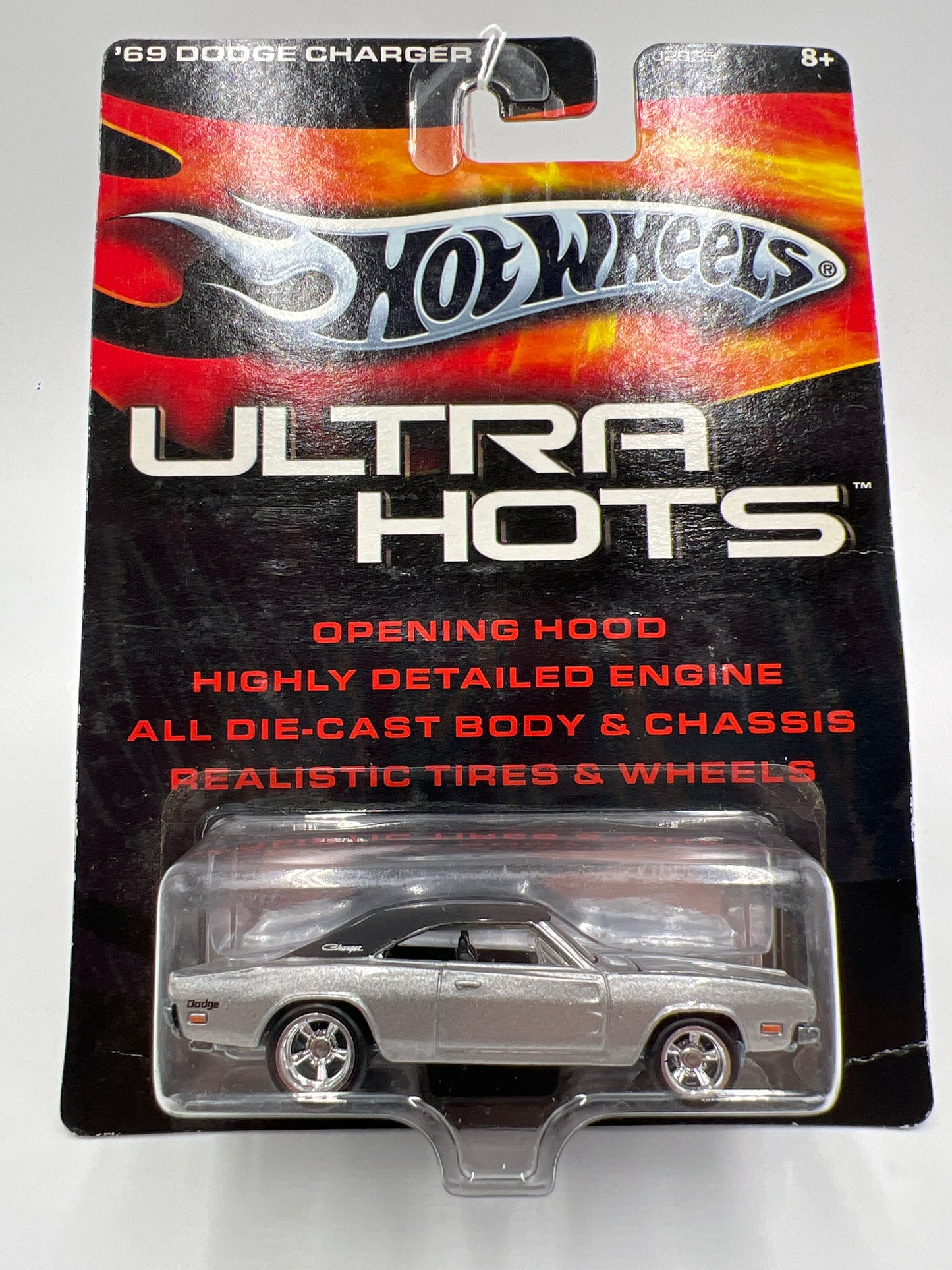 Hot Wheels Premium Ultra Hots 69 Dodge Charger Silver SR