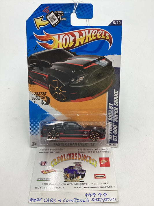 2012 Hot Wheels #95 FTE 10 Ford Shelby GT-500 Super Snake 35F