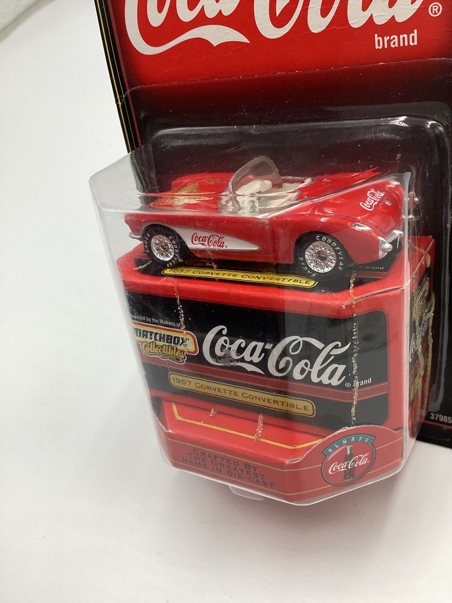 Matchbox Collectibles Coca Cola 1957 Chevy Corvette Convertible Red (SR)