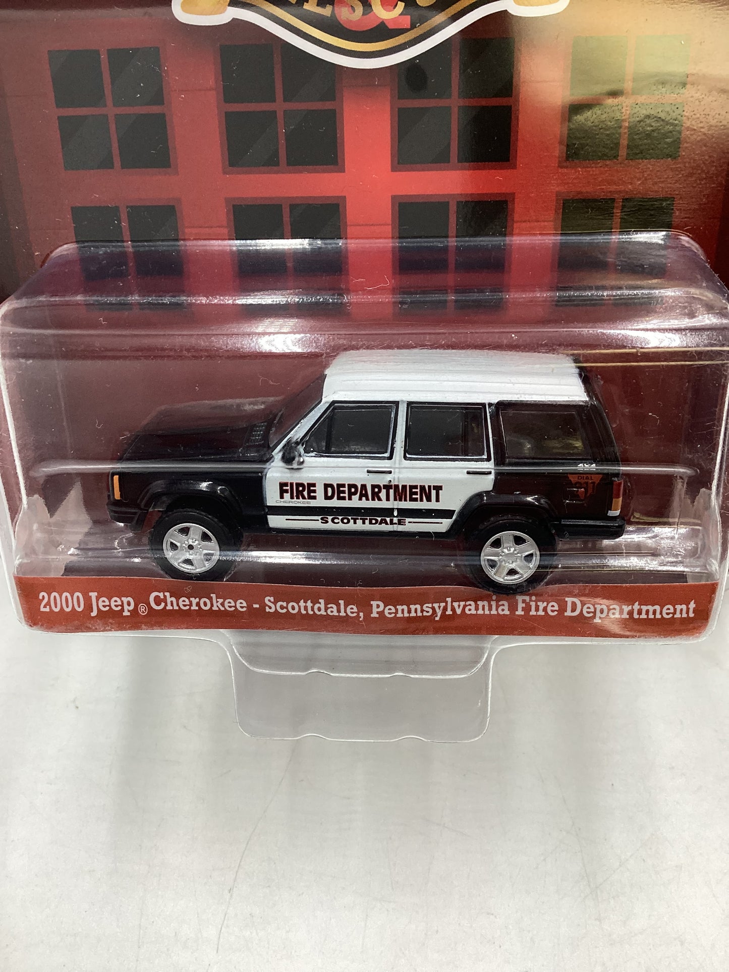 Greenlight Fire and Rescue Series 2 2000 Jeep Cherokee Scottsdale PA Fire Department 178H