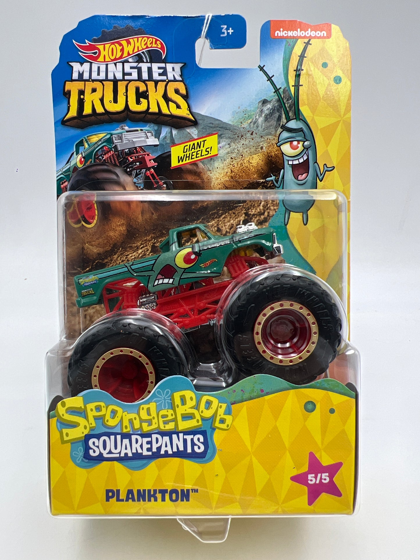 Hot Wheels Monster Trucks SpongeBob Series #5 Plankton