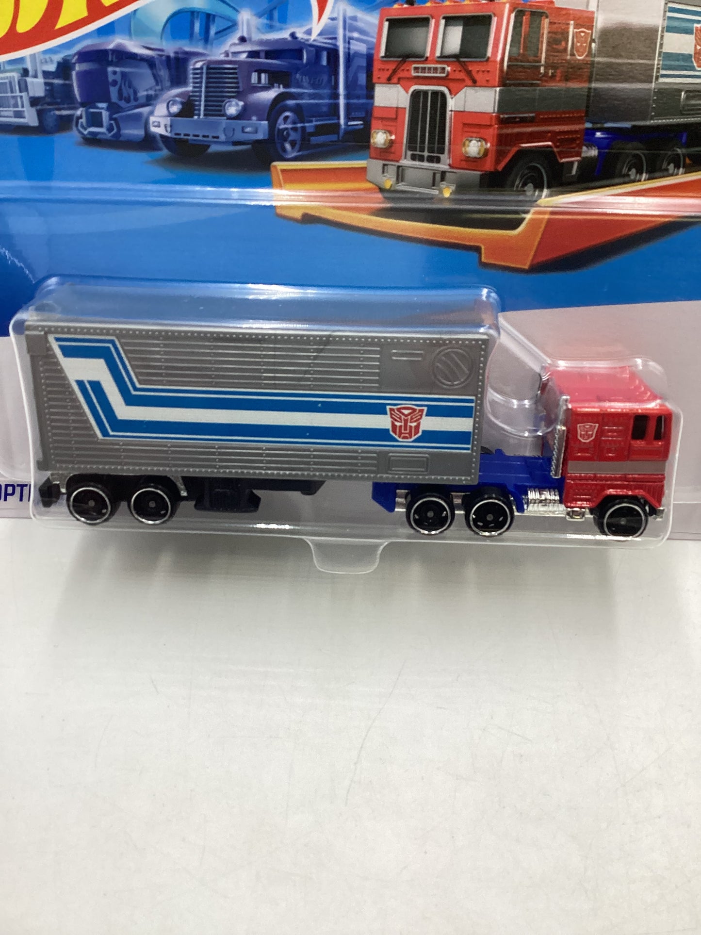 2024 Hot Wheels Track Fleet Optimus Prime see description SR