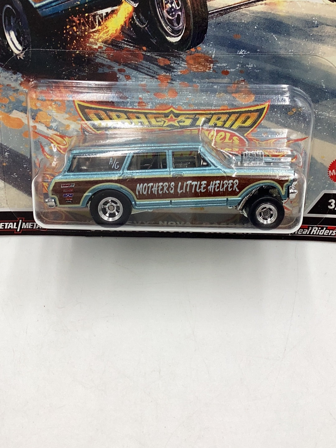 Hot wheels car culture drag strip demons 64 Chevy Nova Gasser 265B