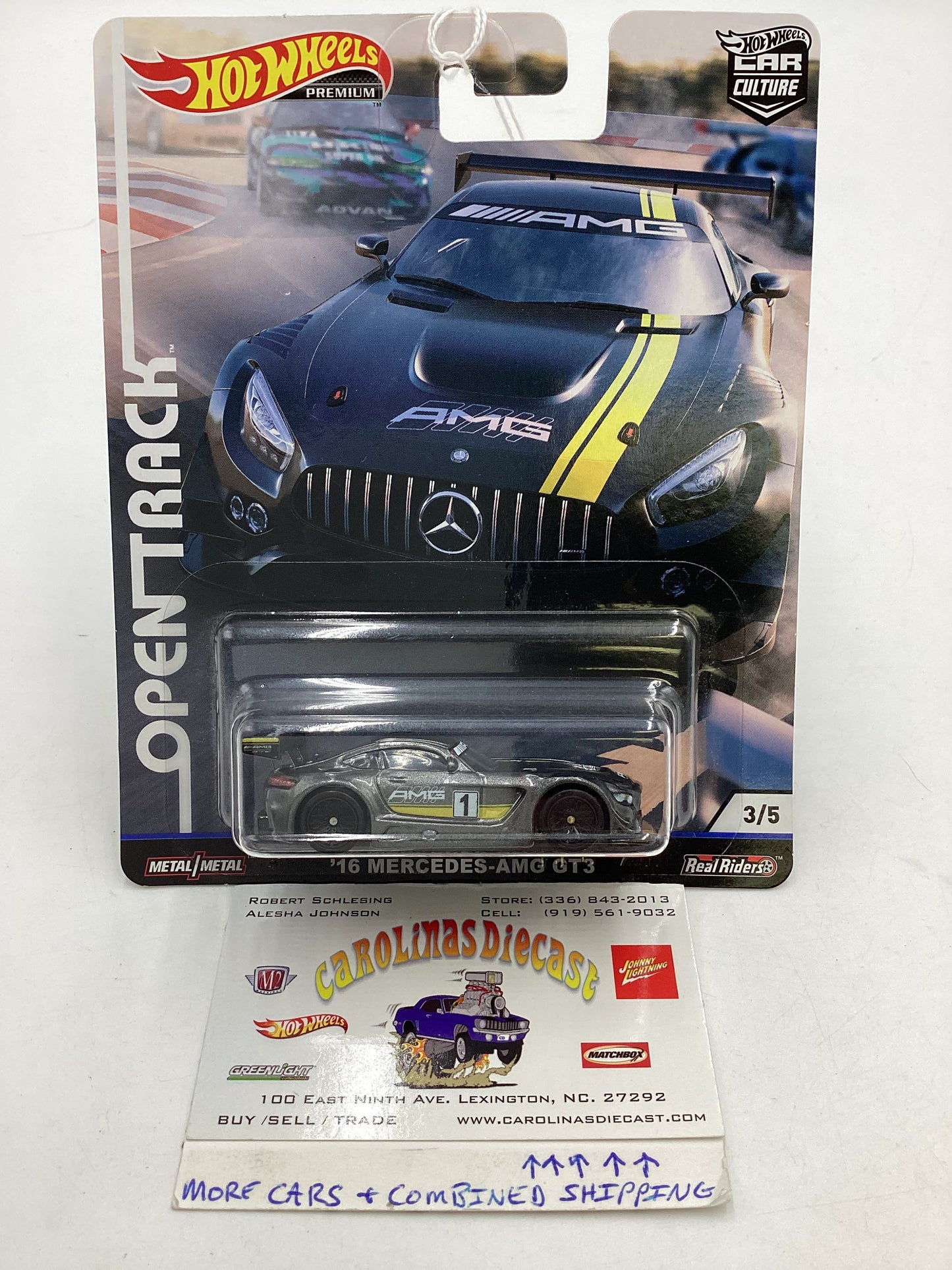 HW Open Track 3/5 #3 16 Mercedes AMG GT3 241A