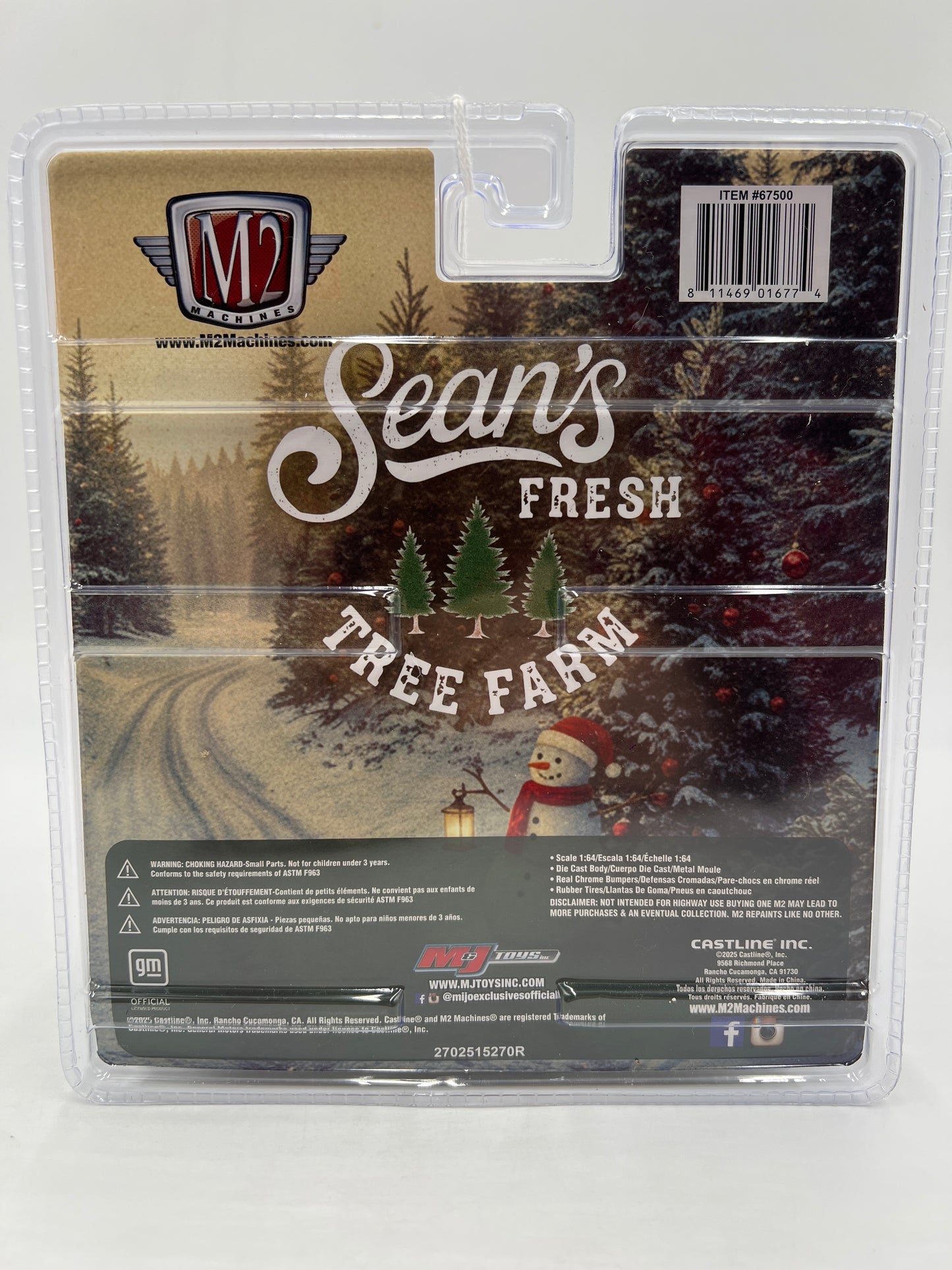 M2 Machines MiJo Exclusives Diorama CHASE Seans Fresh Tree Farm 1977 Chevrolet Silverado 10 Red MJS01