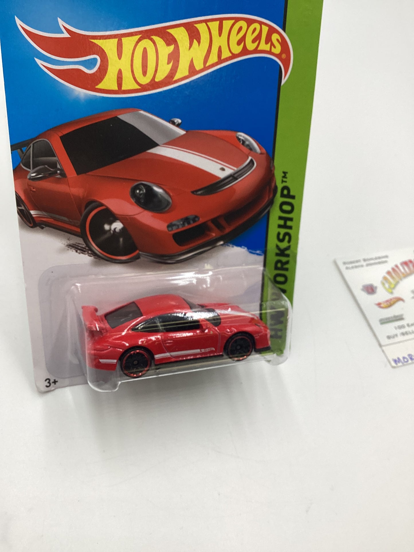 2015 Hot Wheels #196 Porsche 911 GT3 Red 99B