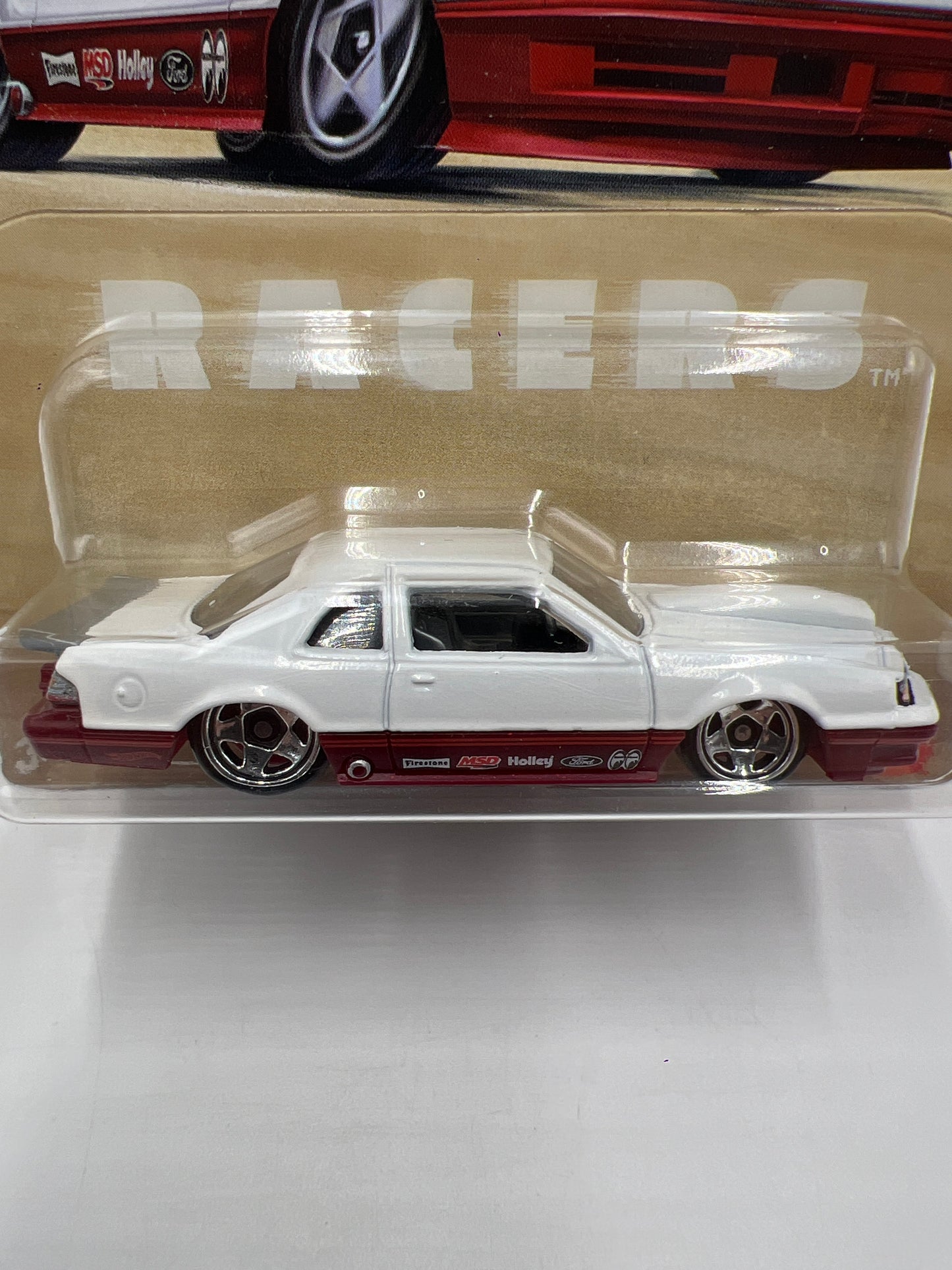 2025 Hot Wheels Silver Series Salt Flat Racers #5 1988 Ford T-Bird White 156E