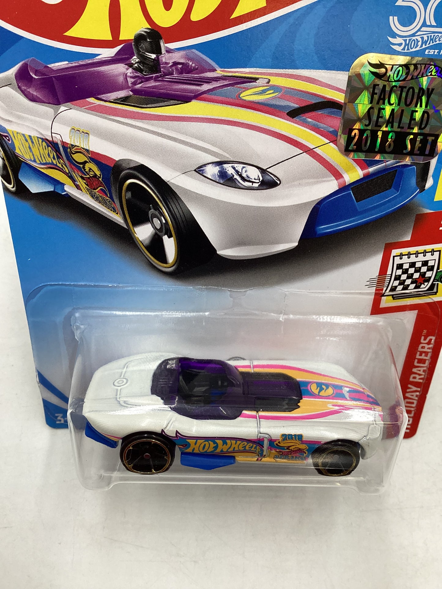 2018 Hot Wheels Treasure Hunt Factory Sealed Rrroadster White 277i