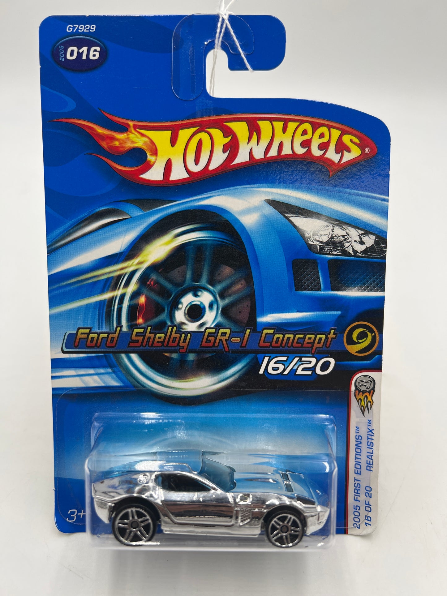 2005 Hot Wheels First Editions #016 Ford Shelby GR-I Concept Chrome 30D