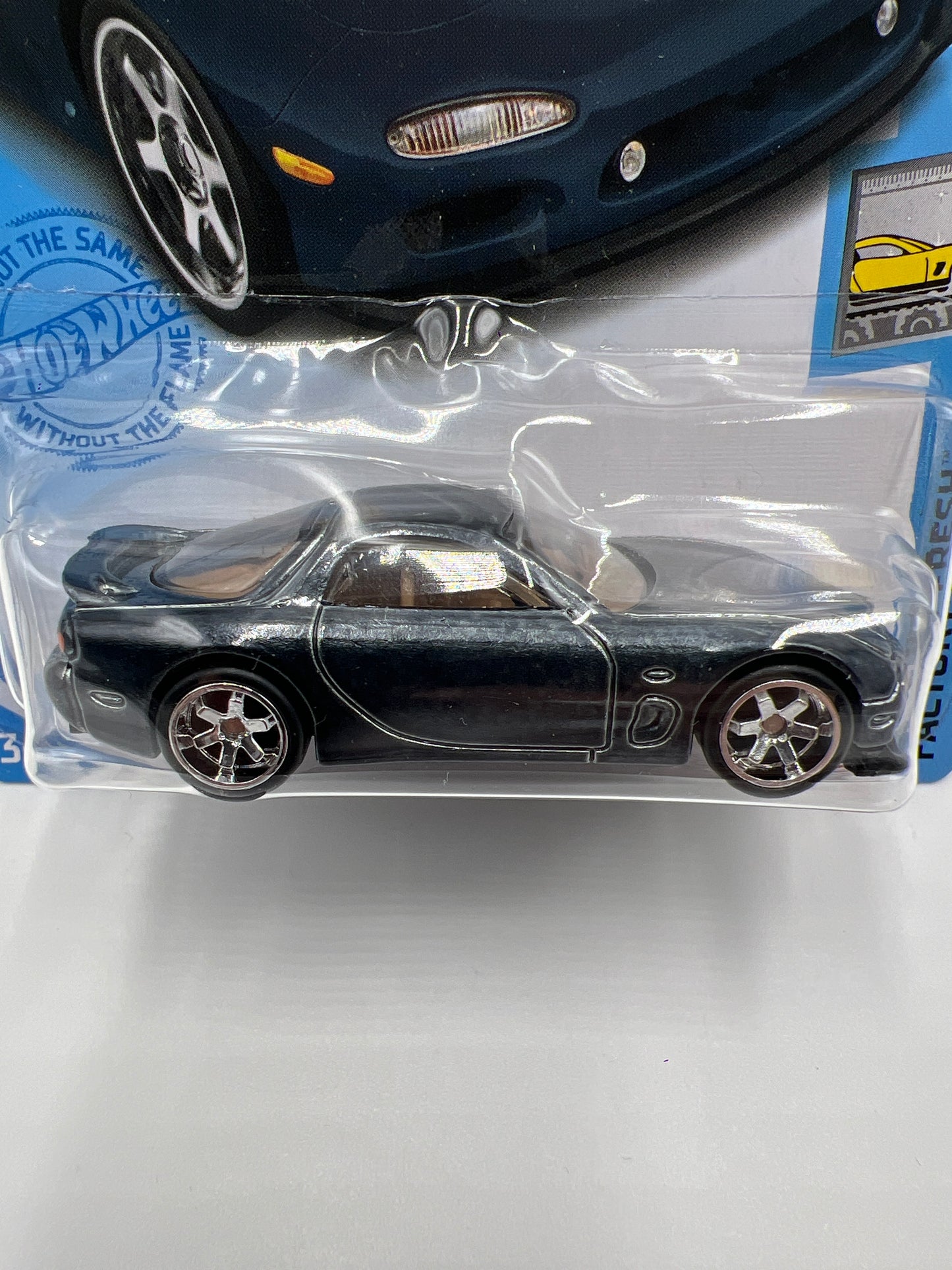 2021 Hot Wheels Super Treasure Hunt #88 95 Mazda RX-7 Black W/Protector