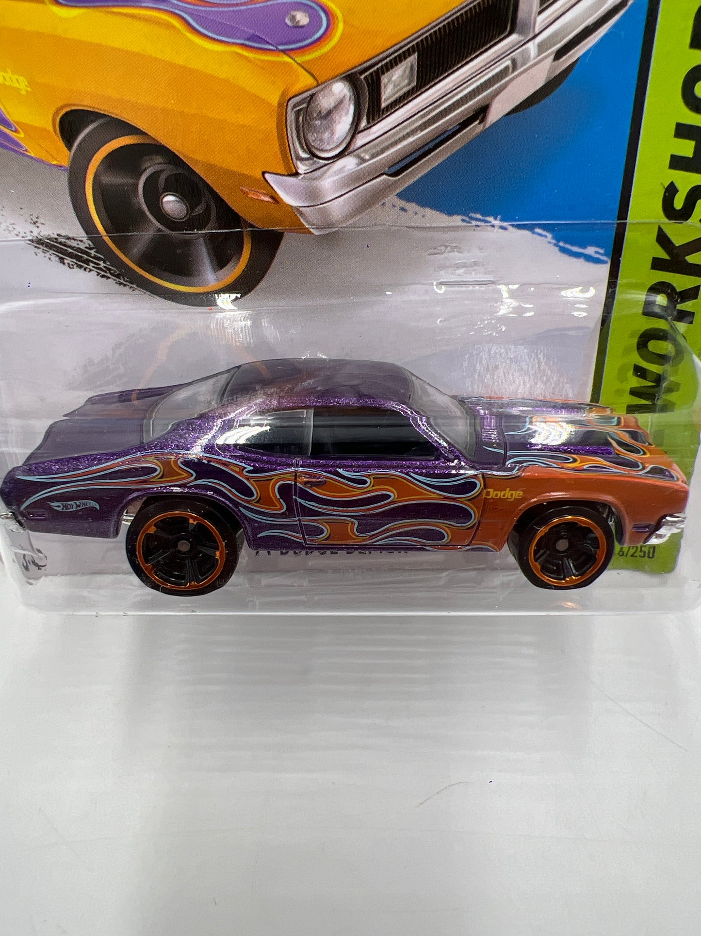 2014 Hot Wheels Workshop #216 71 Dodge Demon Purple 56A