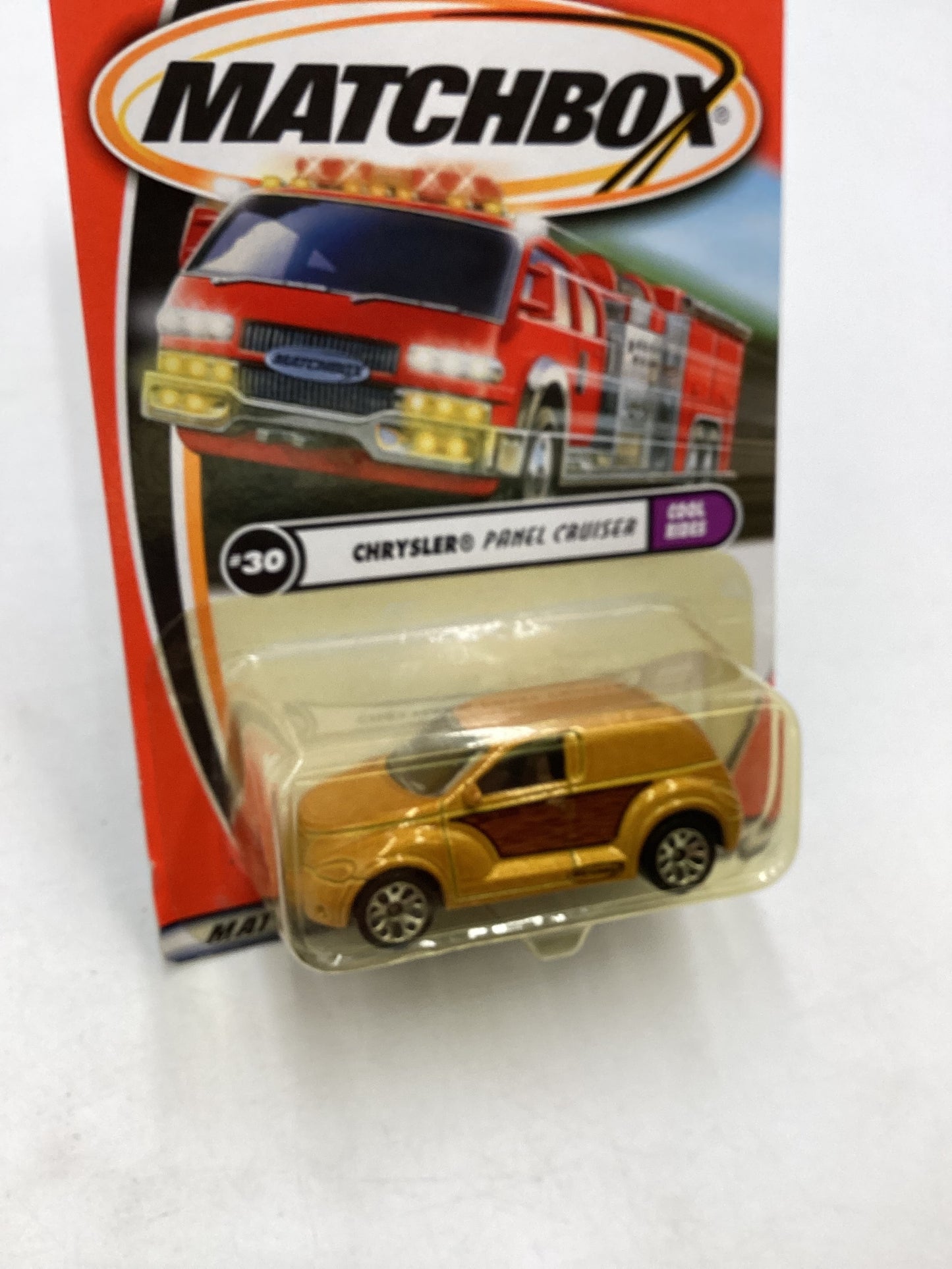 Matchbox #30 MBX Cool Rides Chrysler Panel Cruiser Gold 208F
