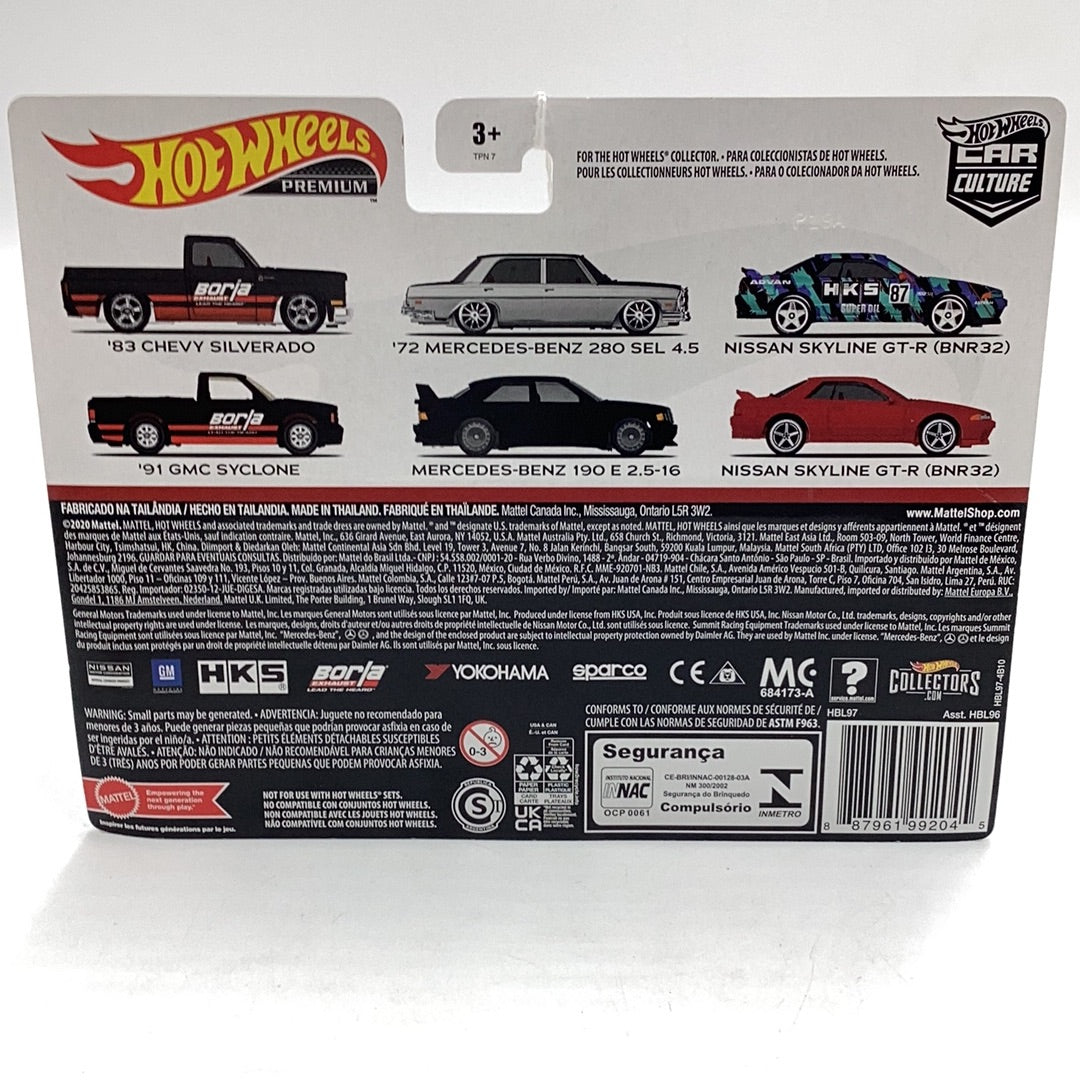 Hot wheels car culture team 2 pack target exclusive Nissan skyline gt-r bnr32 HKS 281A