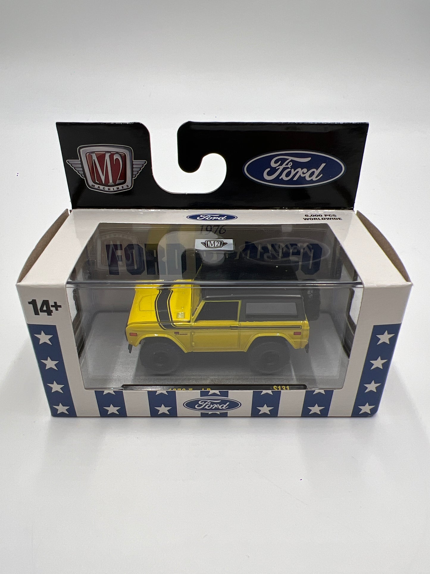 M2 Machines Ford Target Exclusive 1976 Ford Bronco Yellow S131