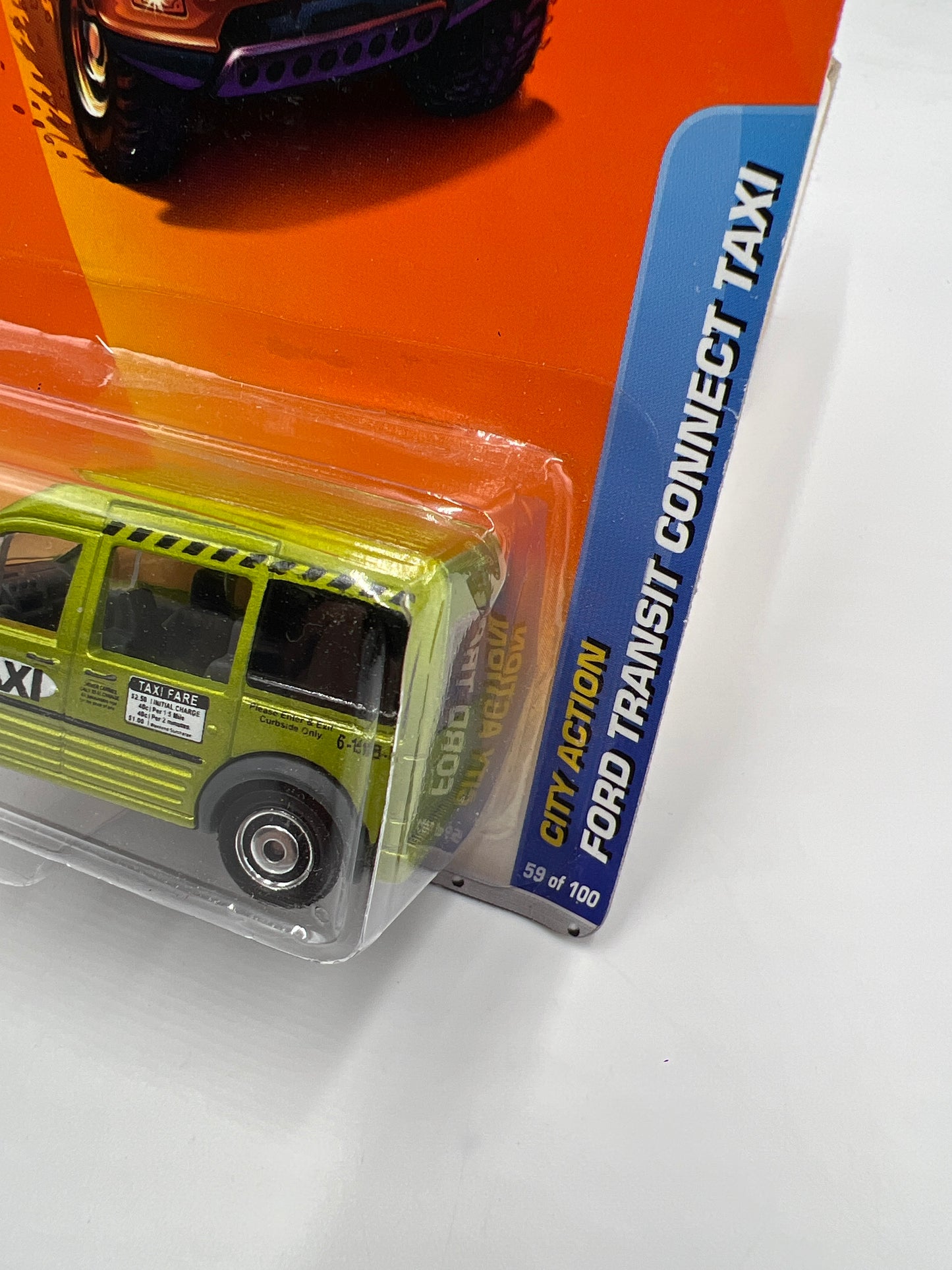 Matchbox City Action #59 Ford Transit Connect Taxi Green 216N