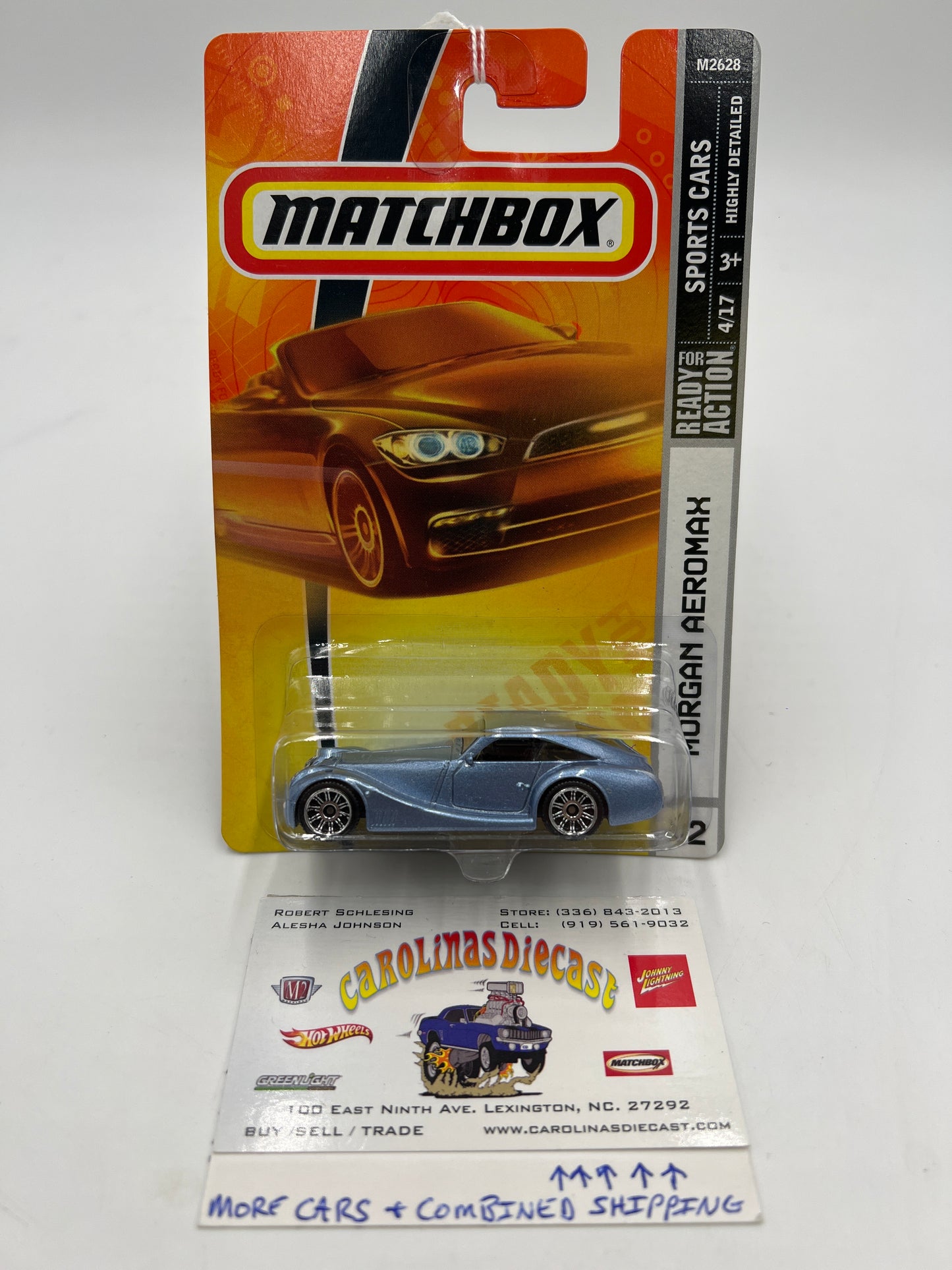 Matchbox #12 Sports Cars Morgan Aeromax Light Blue 67F