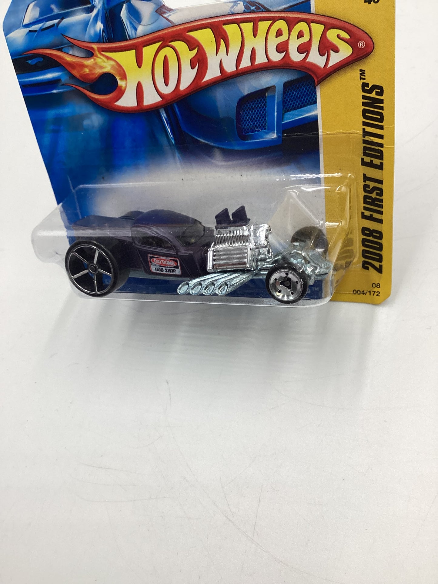 2008 Hot Wheels New Models #4 Ratbomb Satin Purple AA5