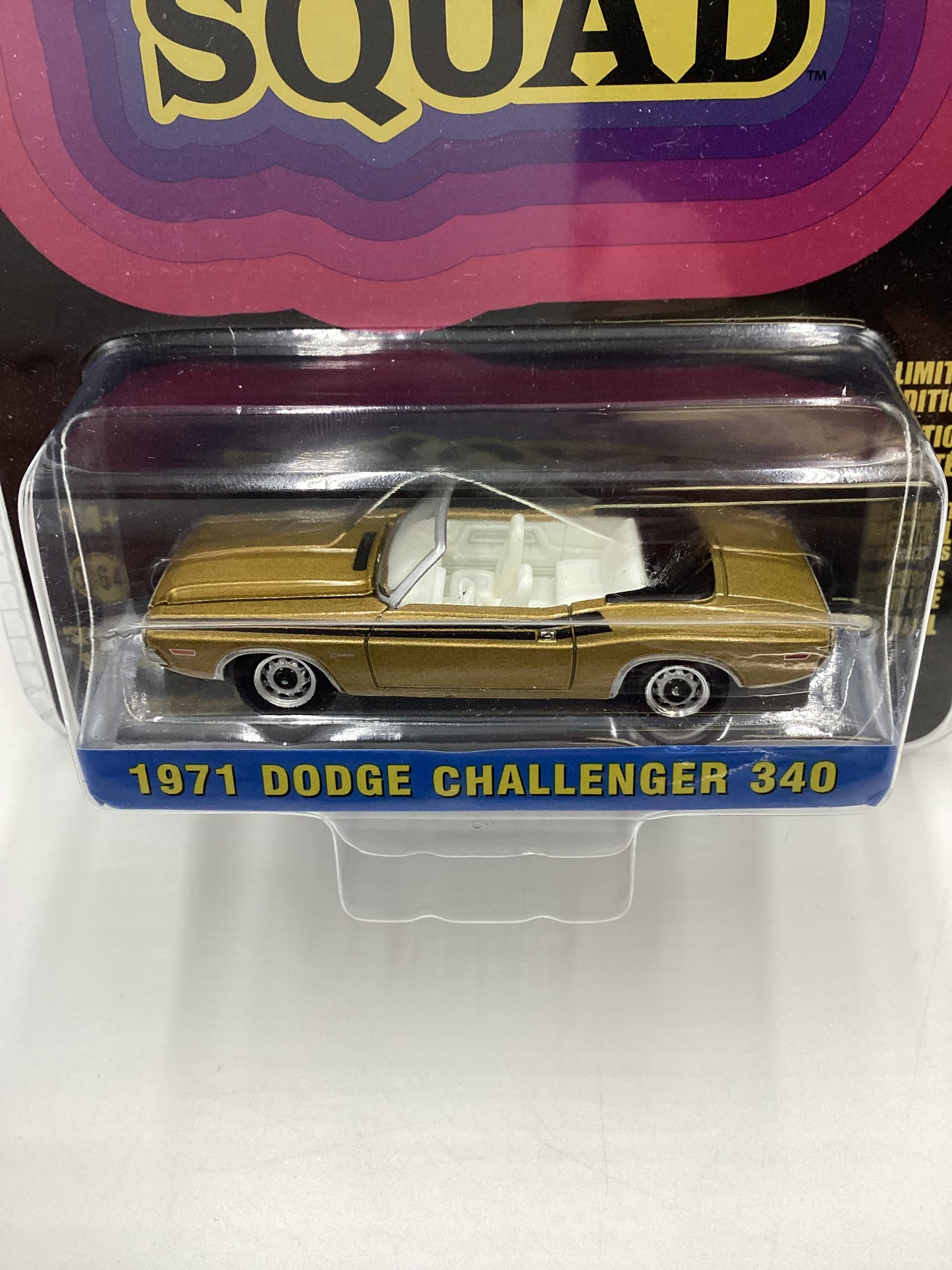 Greenlight Hollywood TheMod Squad 1971 Dodge Challenger 340 Gold 178C