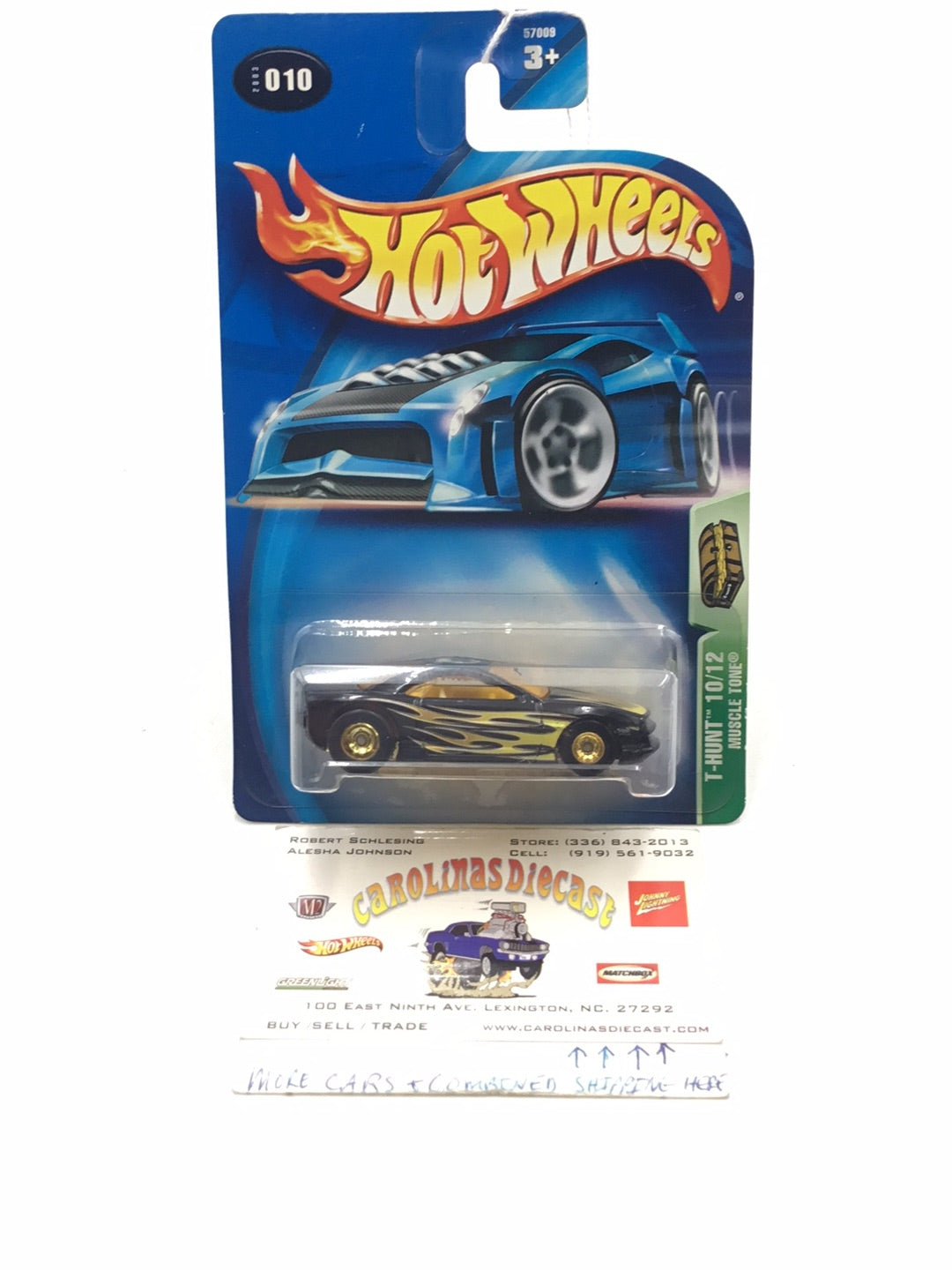 2003 Hot Wheels #10 Muscle Tone Treasure Hunt real rider DD5