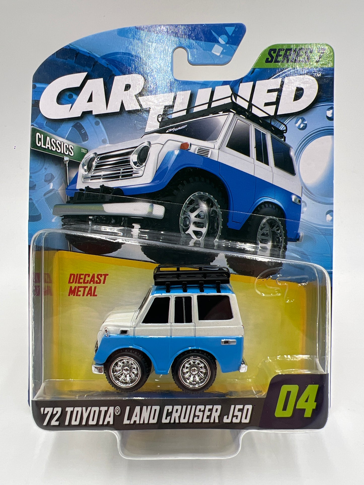MGA Car Tuned Series 7 #4 72 Toyota Land Cruiser J50 Blue/White 181D