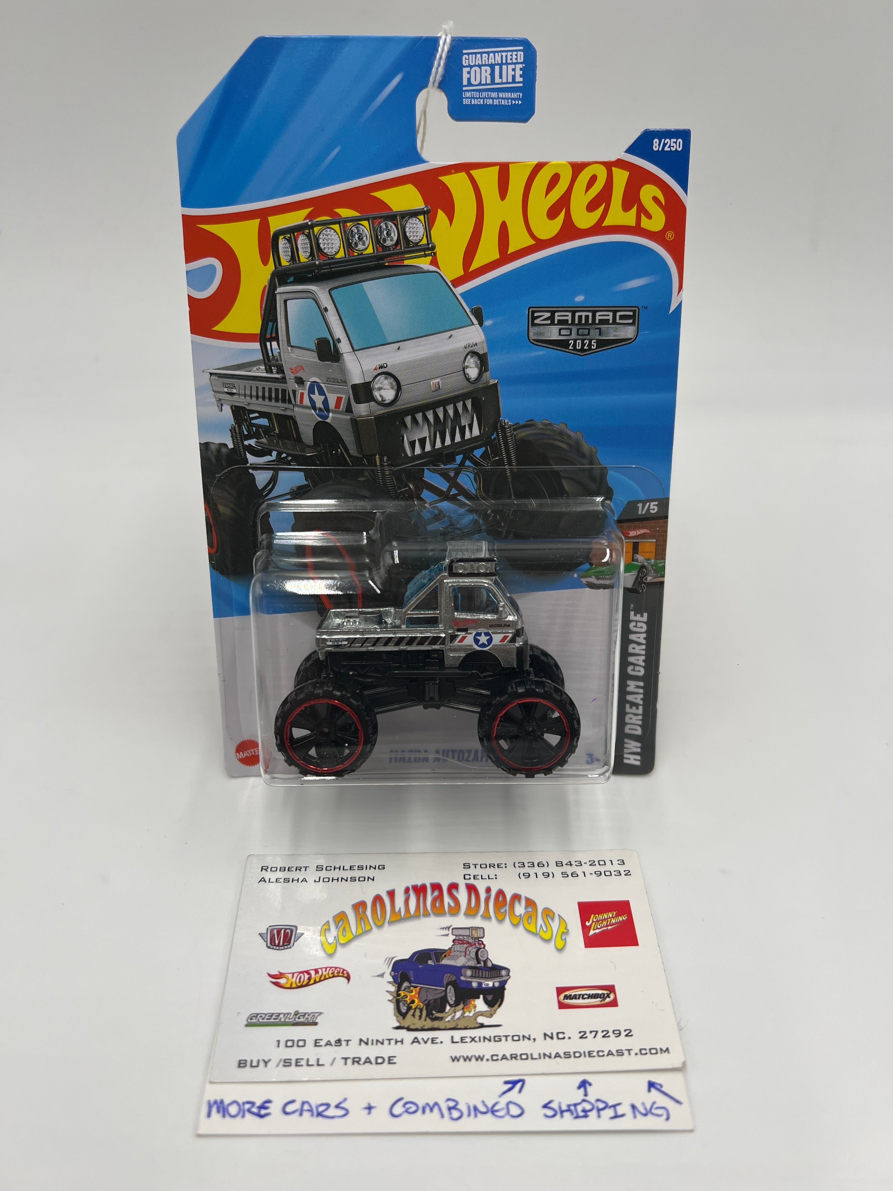 2025 Hot Wheels 001 Zamac #8 Mazda Autozam 144i – carolinasdiecast