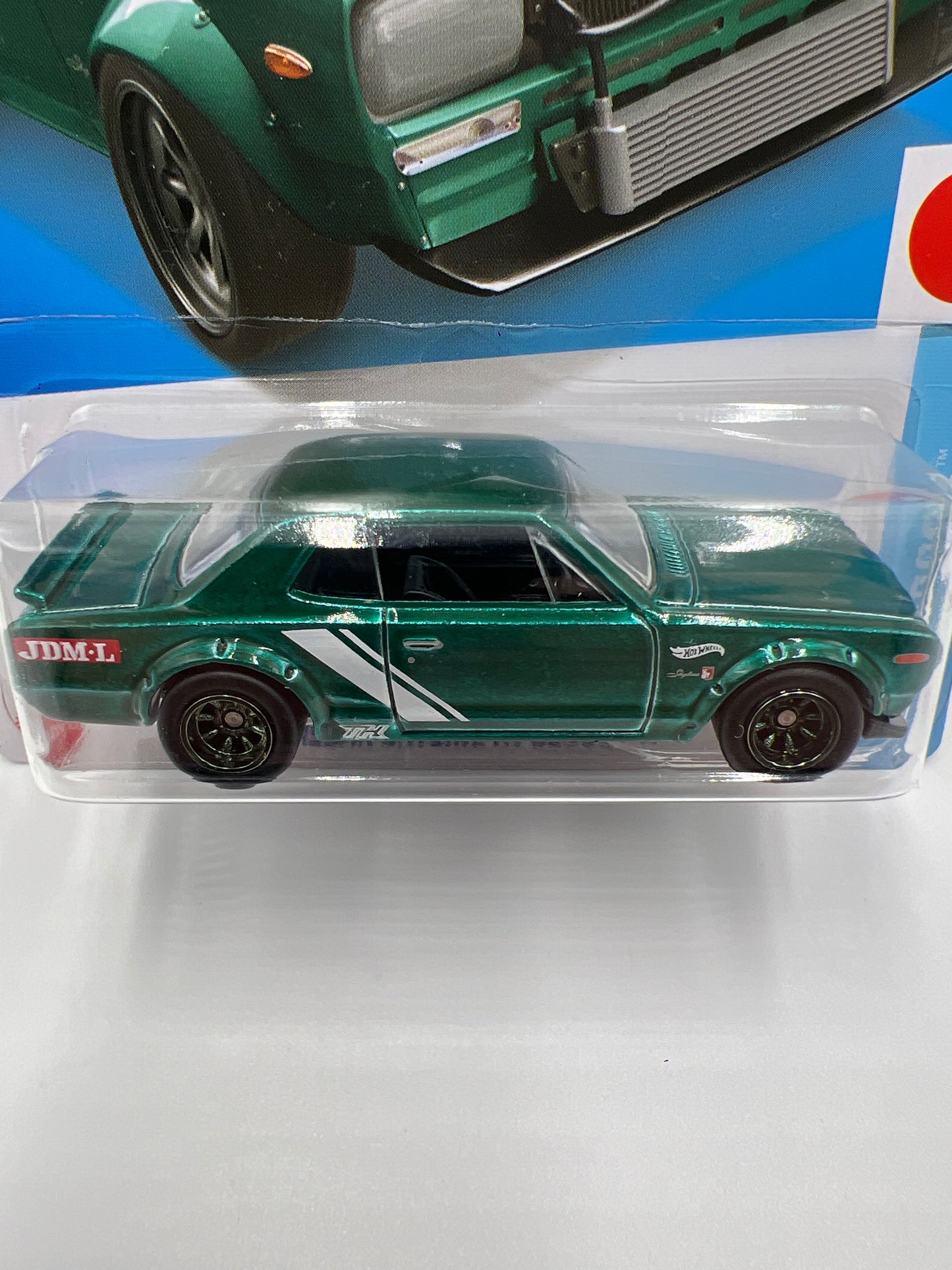 2022 Hot Wheels Super Treasure Hunt #187 Nissan Skyline HT 2000GT-X Green W/Protector