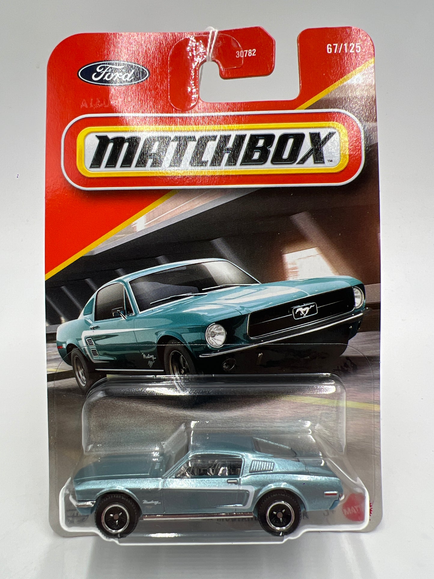 2025 Matchbox #67 1968 Ford Mustang Fastback Light Blue 212D
