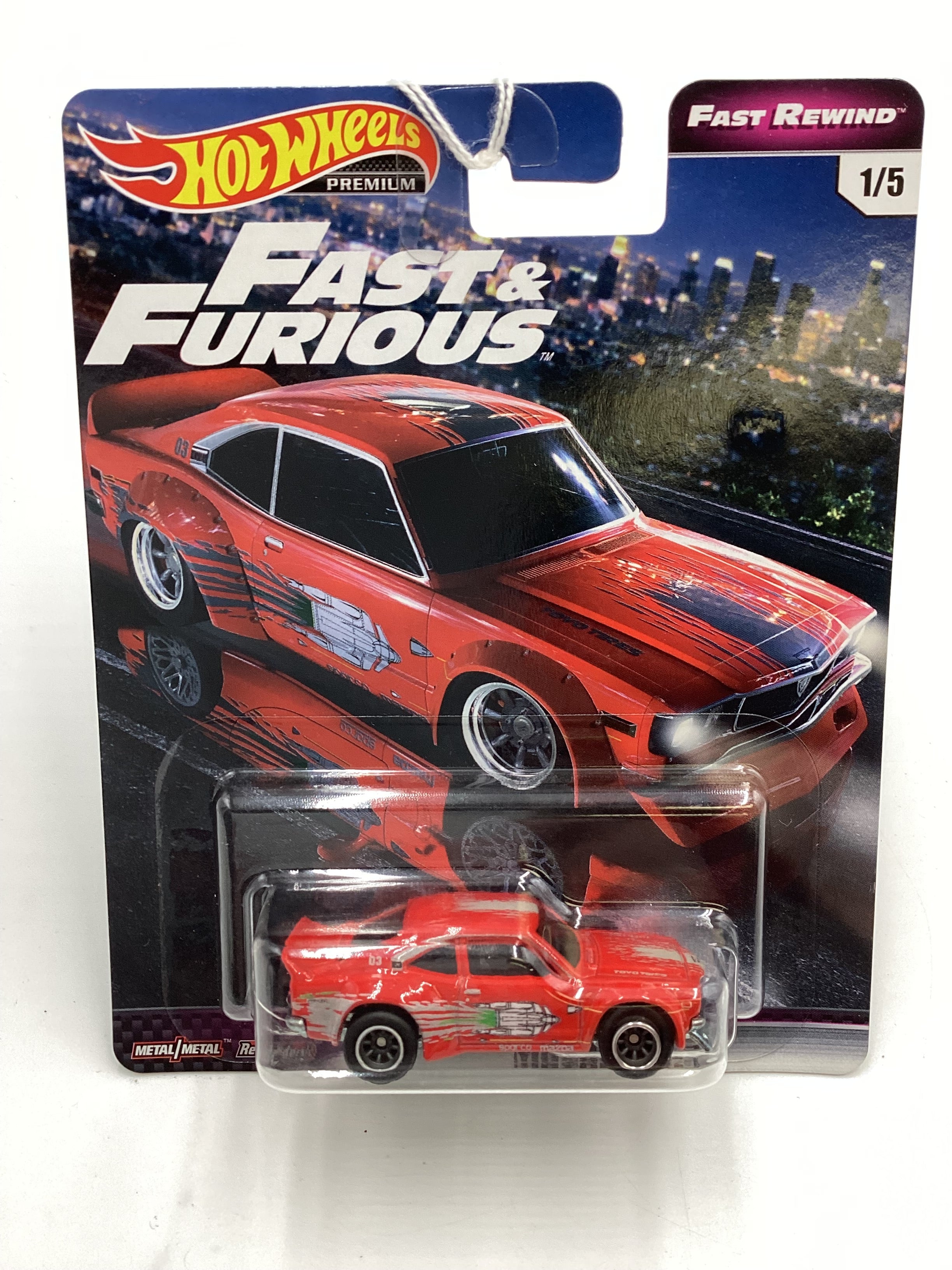 Hot Wheels Fast and Furious Fast Rewind 1 Mazda RX 3 Red Cracked Blis carolinasdiecast