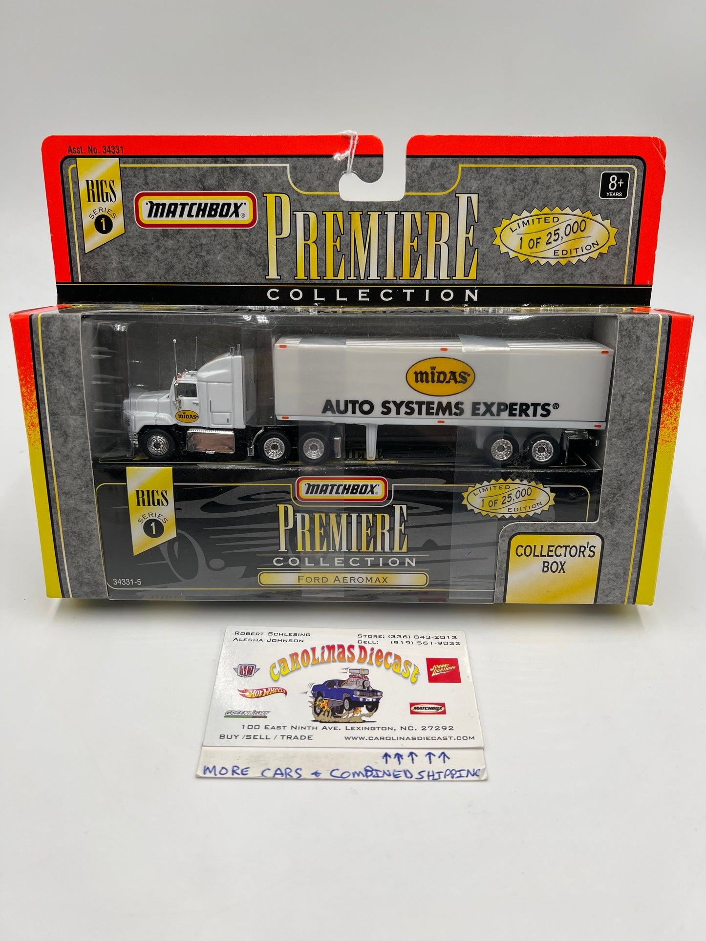 Matchbox Premiere Rigs Series 1 Ford Aeromax Midas