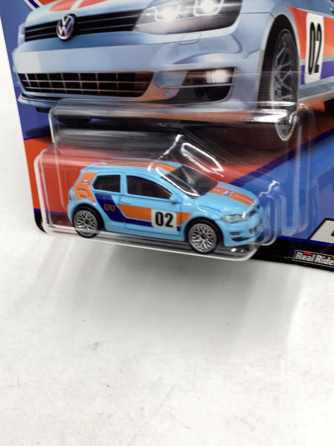 HOT WHEELS GULF Volkswagen Golf MK7 4/5 with protector