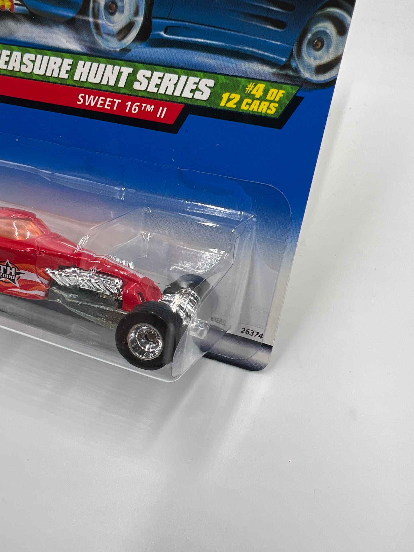 2000 Hot Wheels Treasure Hunt Real Riders #52 Sweet 16 II Red 275E
