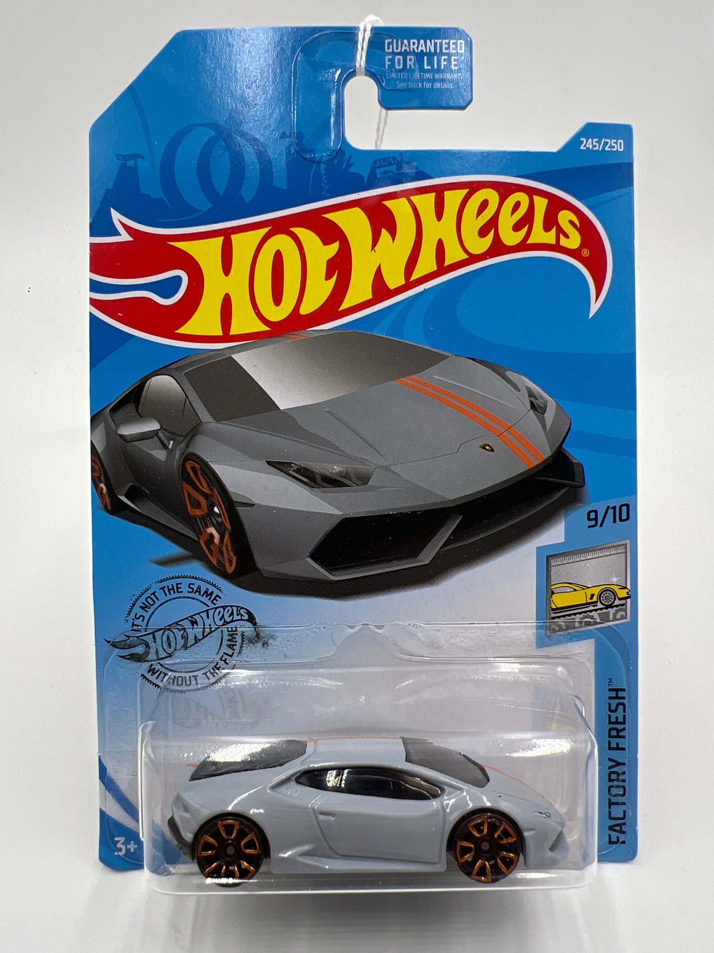2019 Hot Wheels Factory Fresh #245 Lamborghini Huracan Light Gray 101E
