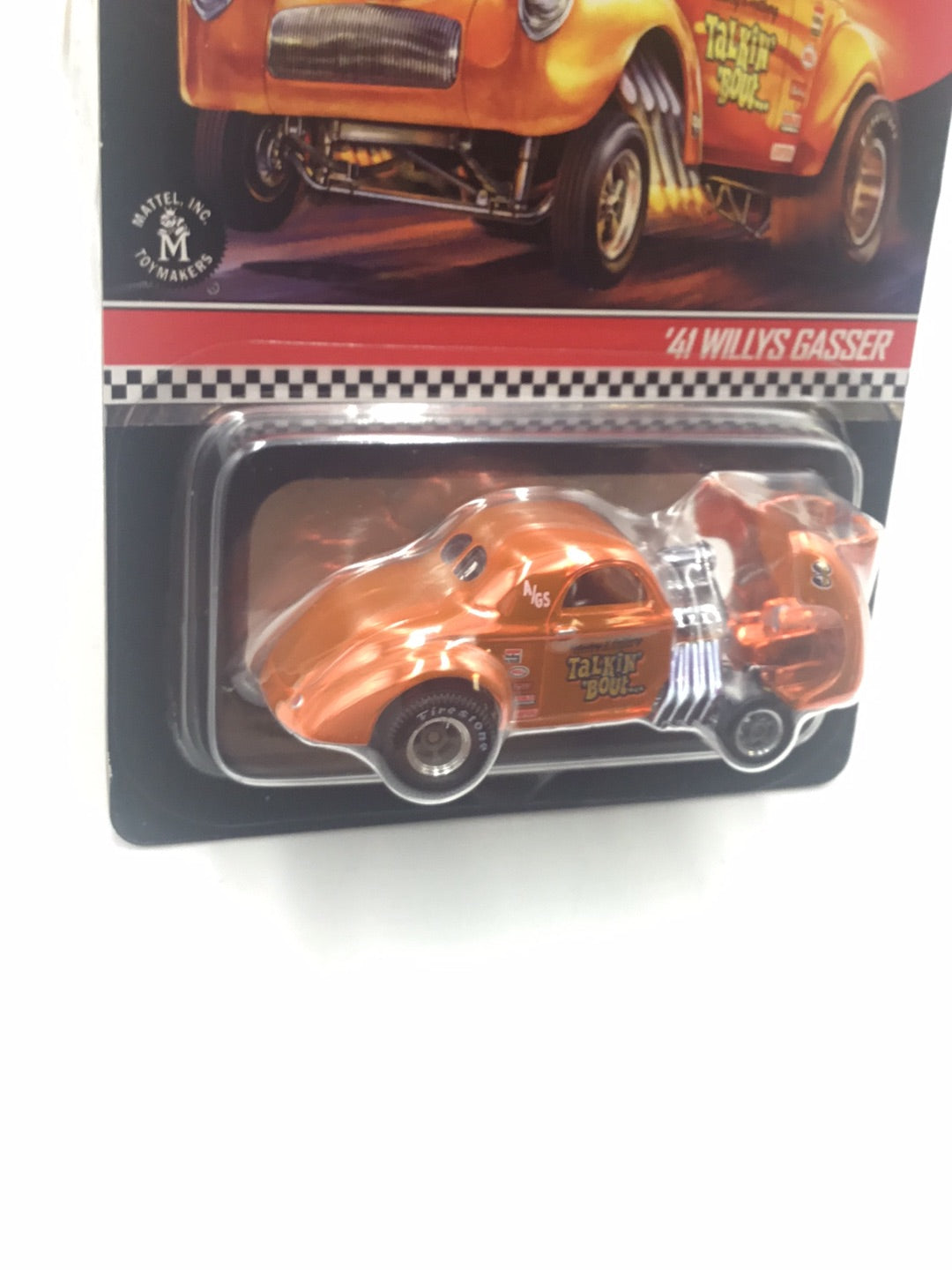 Hot wheels redline club 41 Willys Gasser 5345/10000 with protector