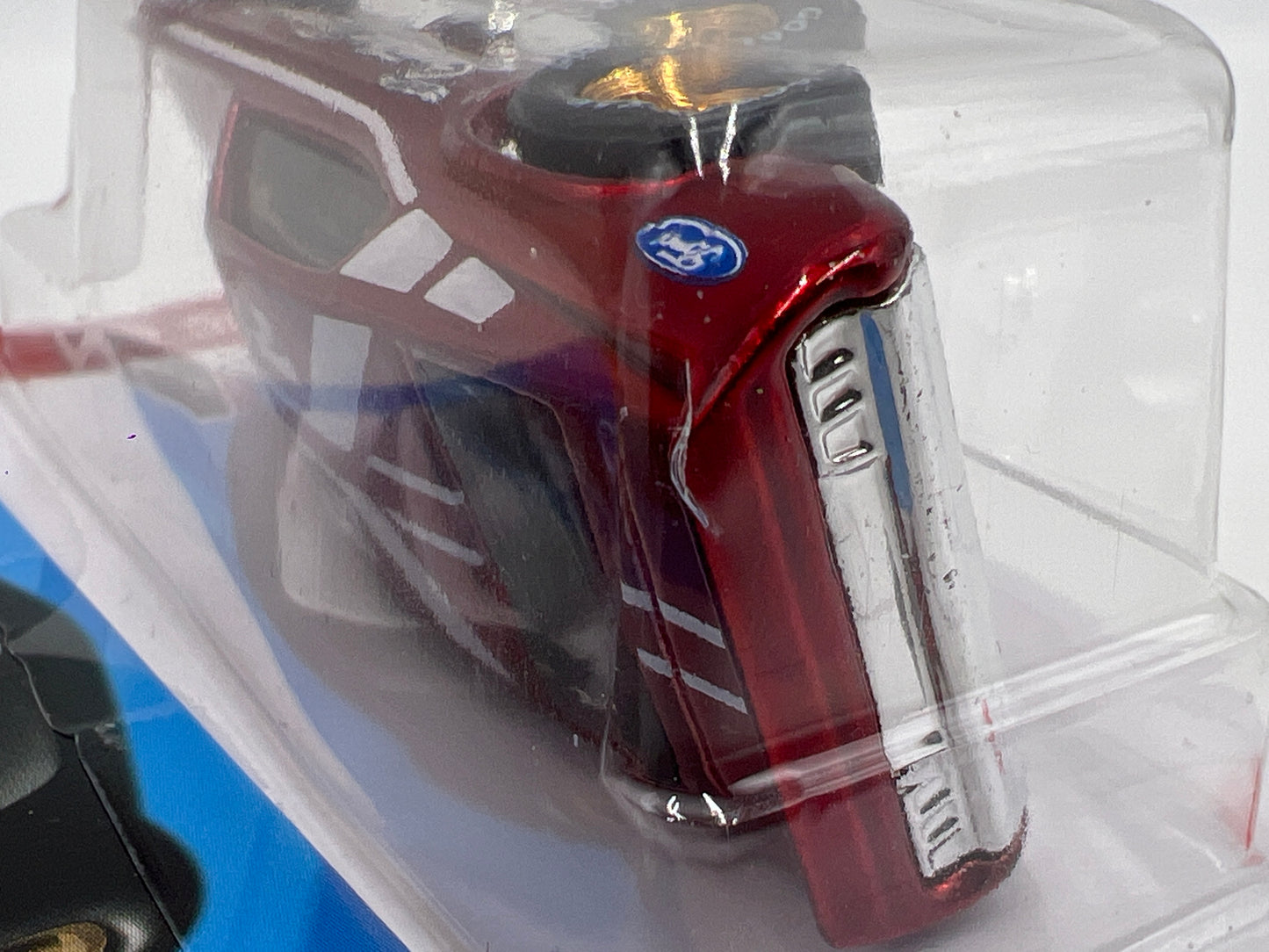 2025 Hot Wheels Super Treasure Hunt #175 71 Mustang Funny Car Red W/Protector Intl Card See Desc