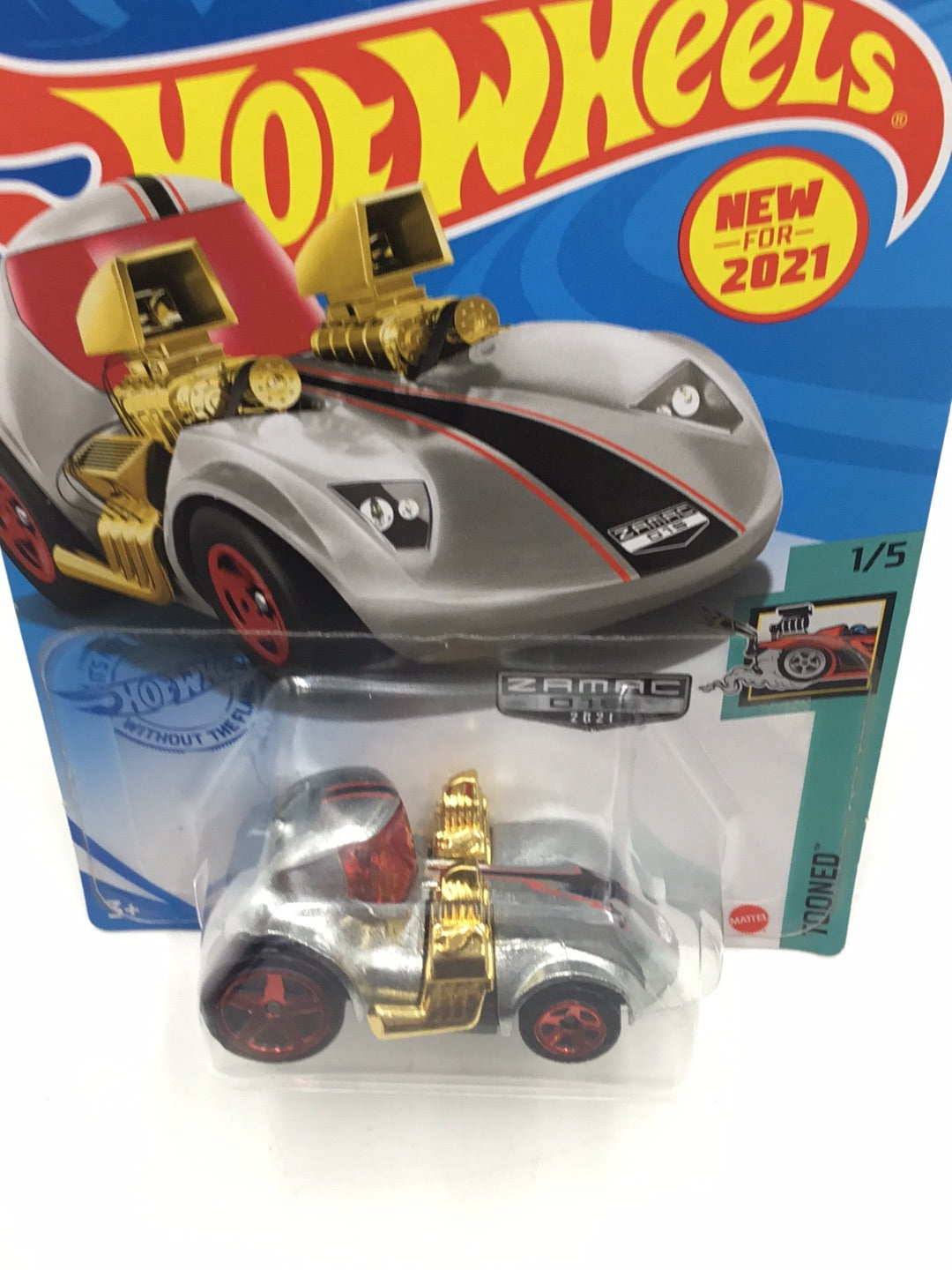 2021 Hot wheels #13 Tooned Twin Mill Zamac #15