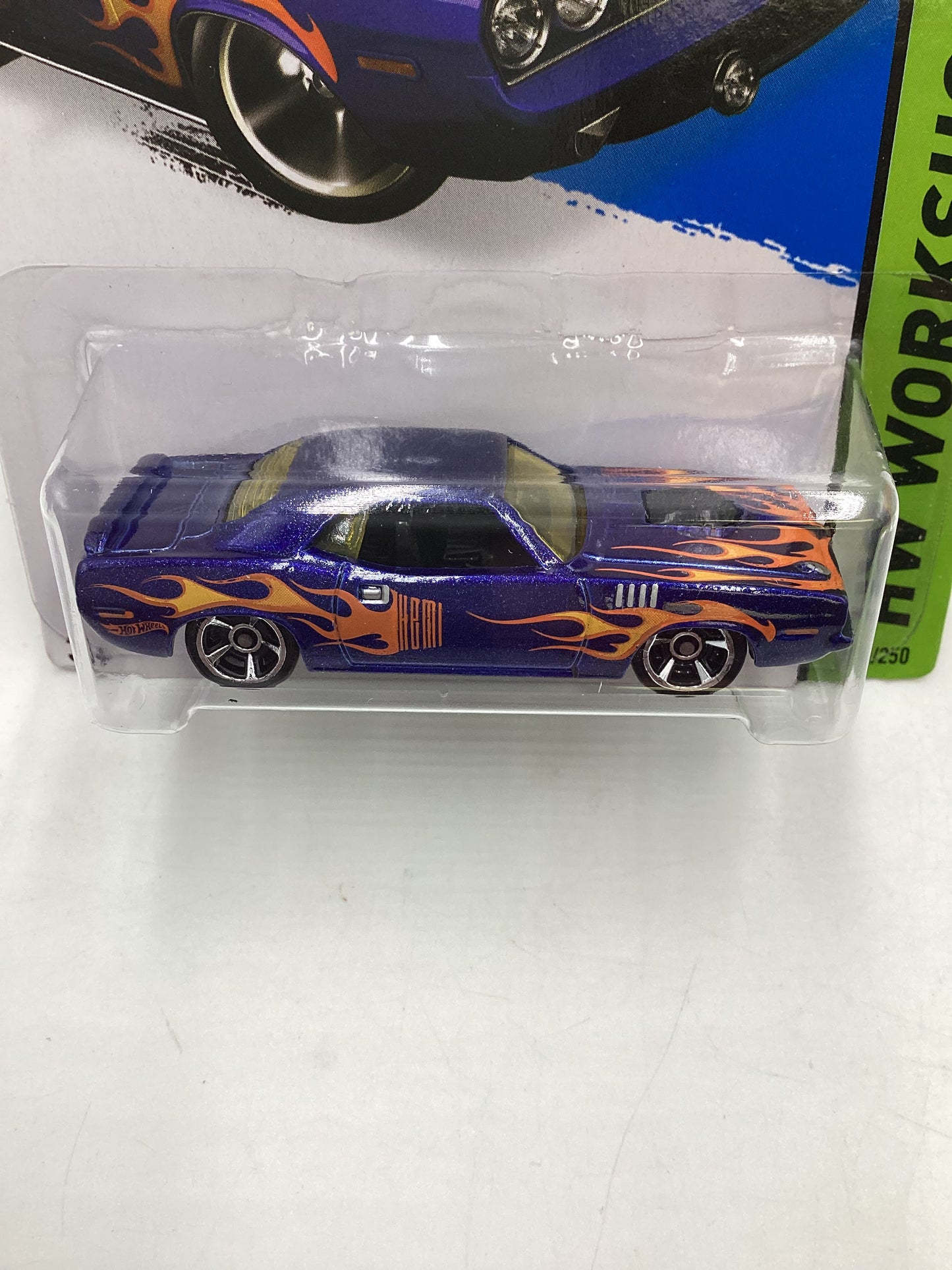 2015 Hot Wheels Workshop #210 71 Hemi Cuda Blue 55C